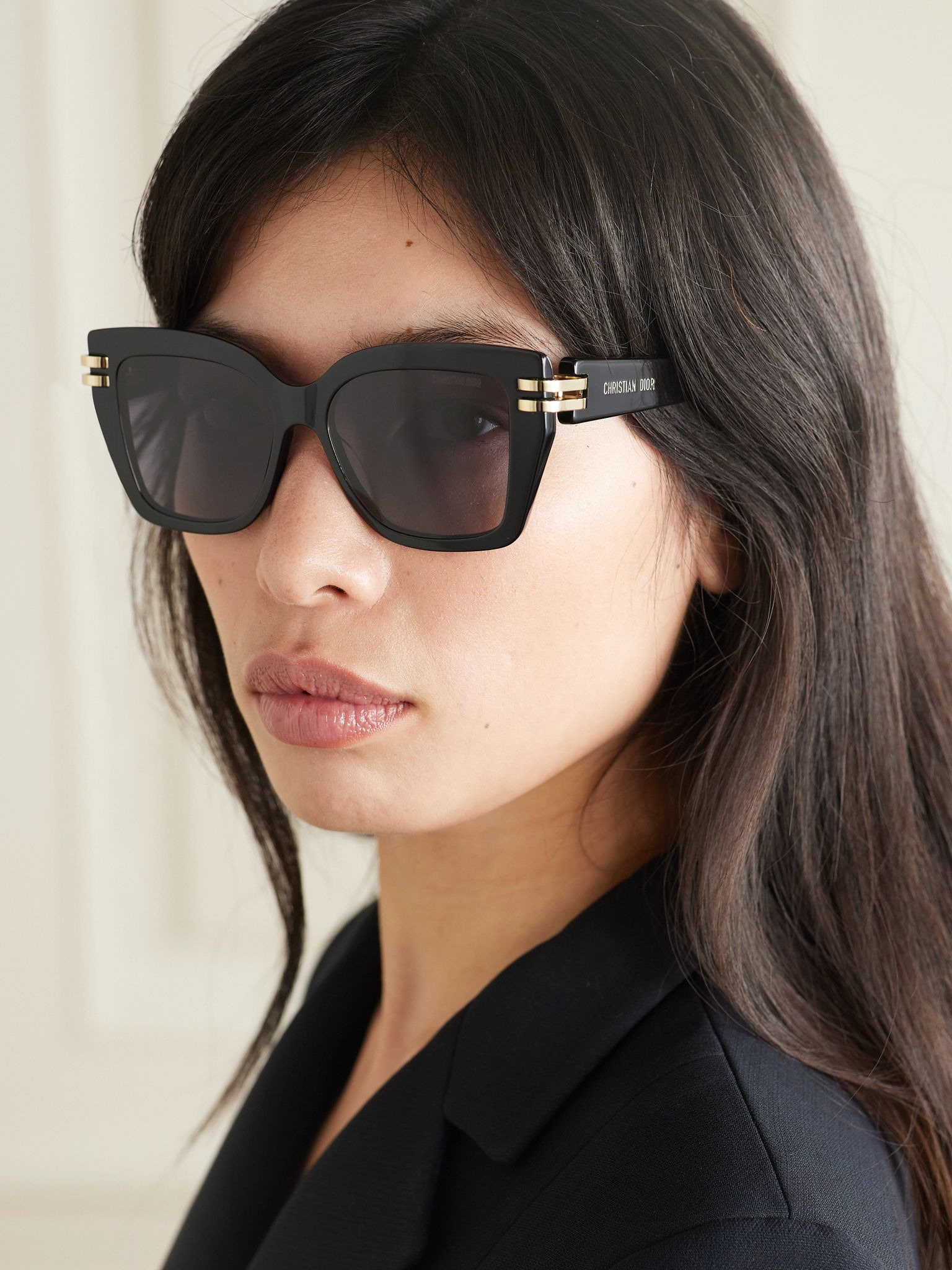 CDior S1I square-frame acetate sunglasses Black - 2