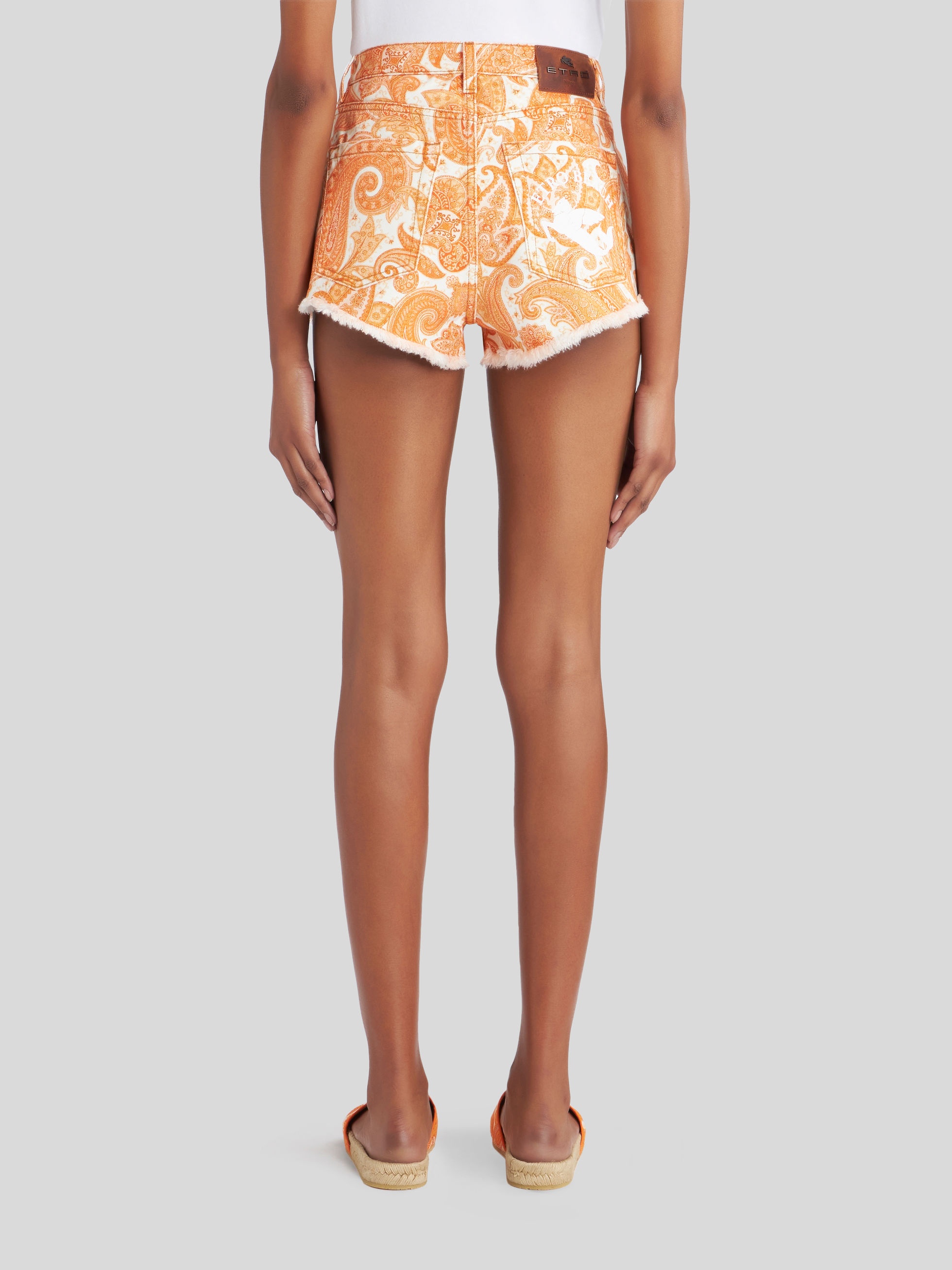 LIQUID PAISLEY BEACH SHORTS - 5