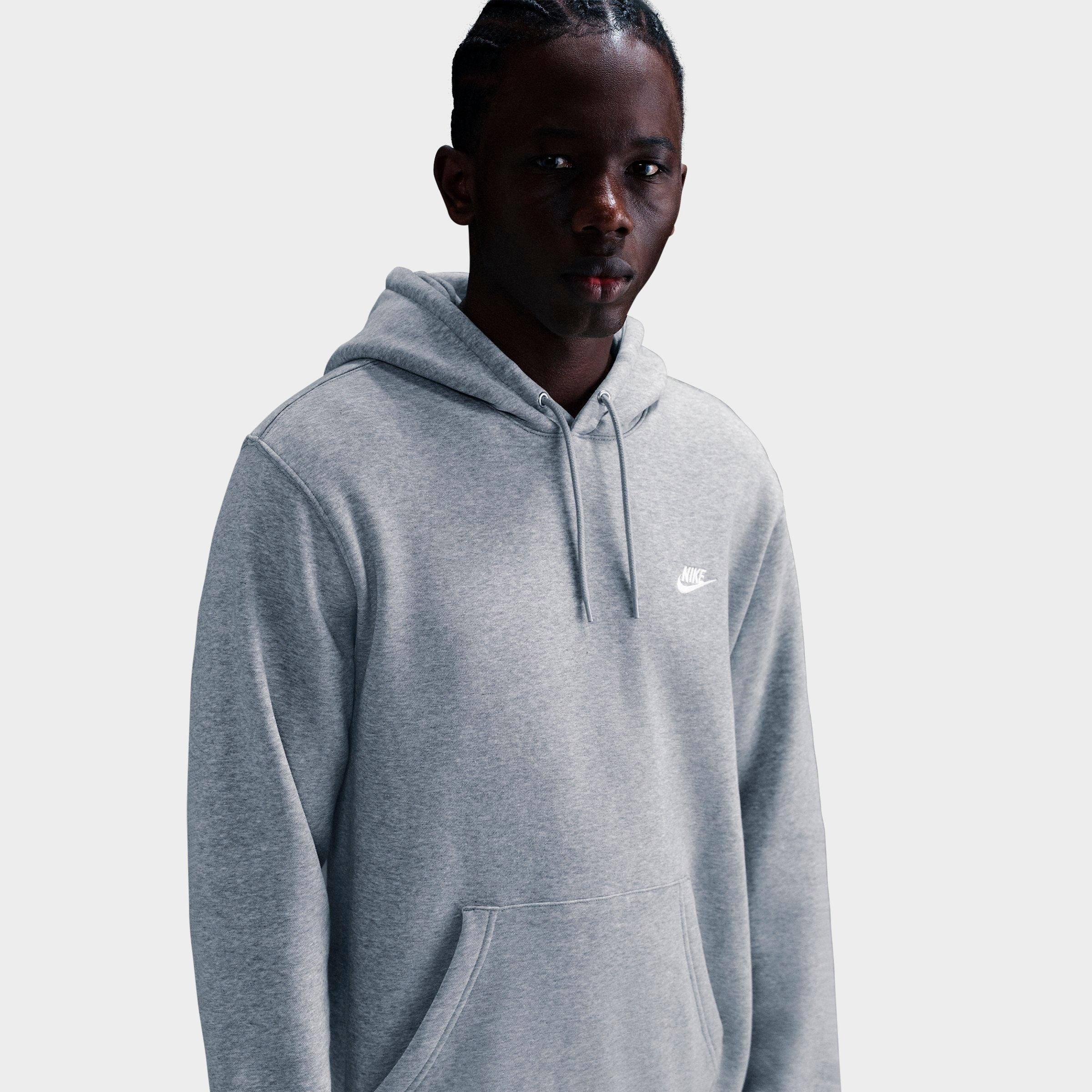 Men's Nike Club Fleece Premium Embroidered Pullover Hoodie - 3