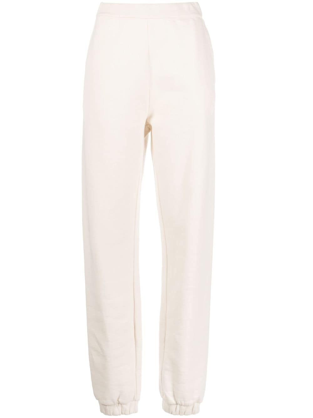 Penny logo-embossed cotton track pants - 1