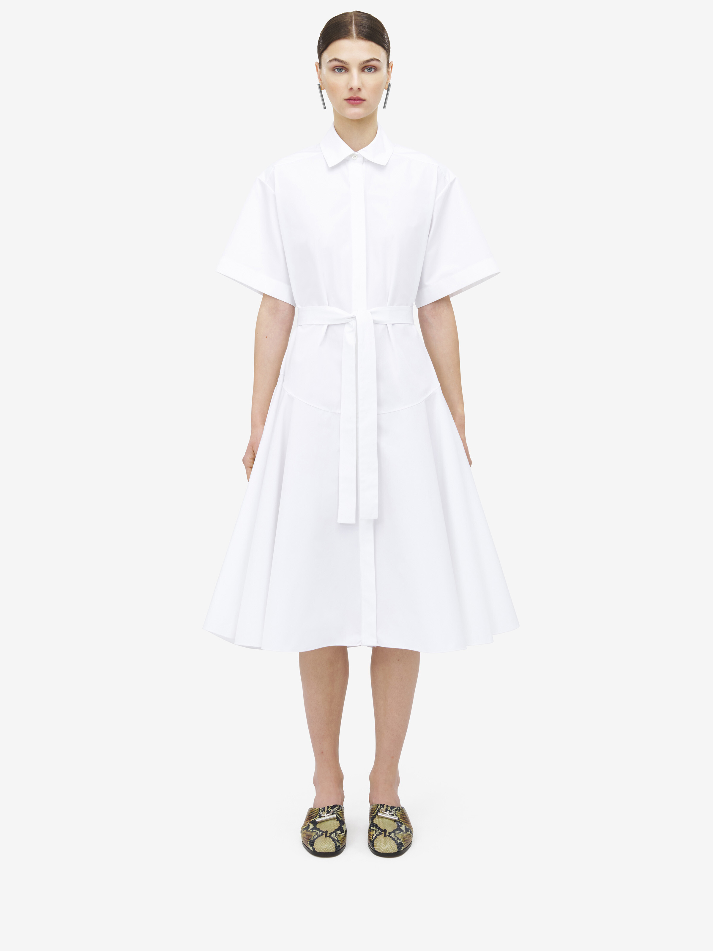 Cotton Poplin Shirt Dress - 2