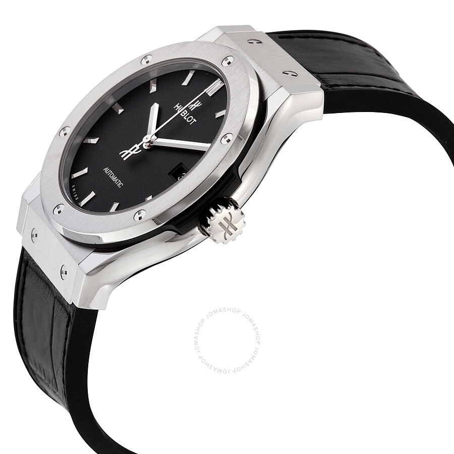 Pre-owned Hublot Classic Fusion Automatic Black Dial Men's Watch 542.NX.1171.LR - 2