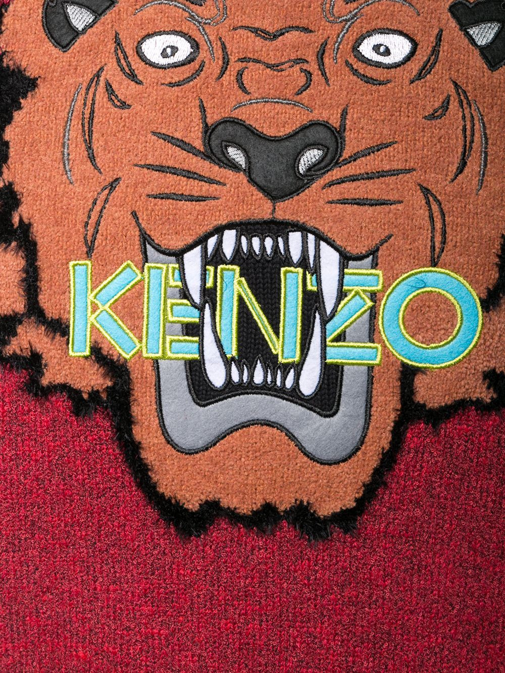 intarsia tiger sweater - 5