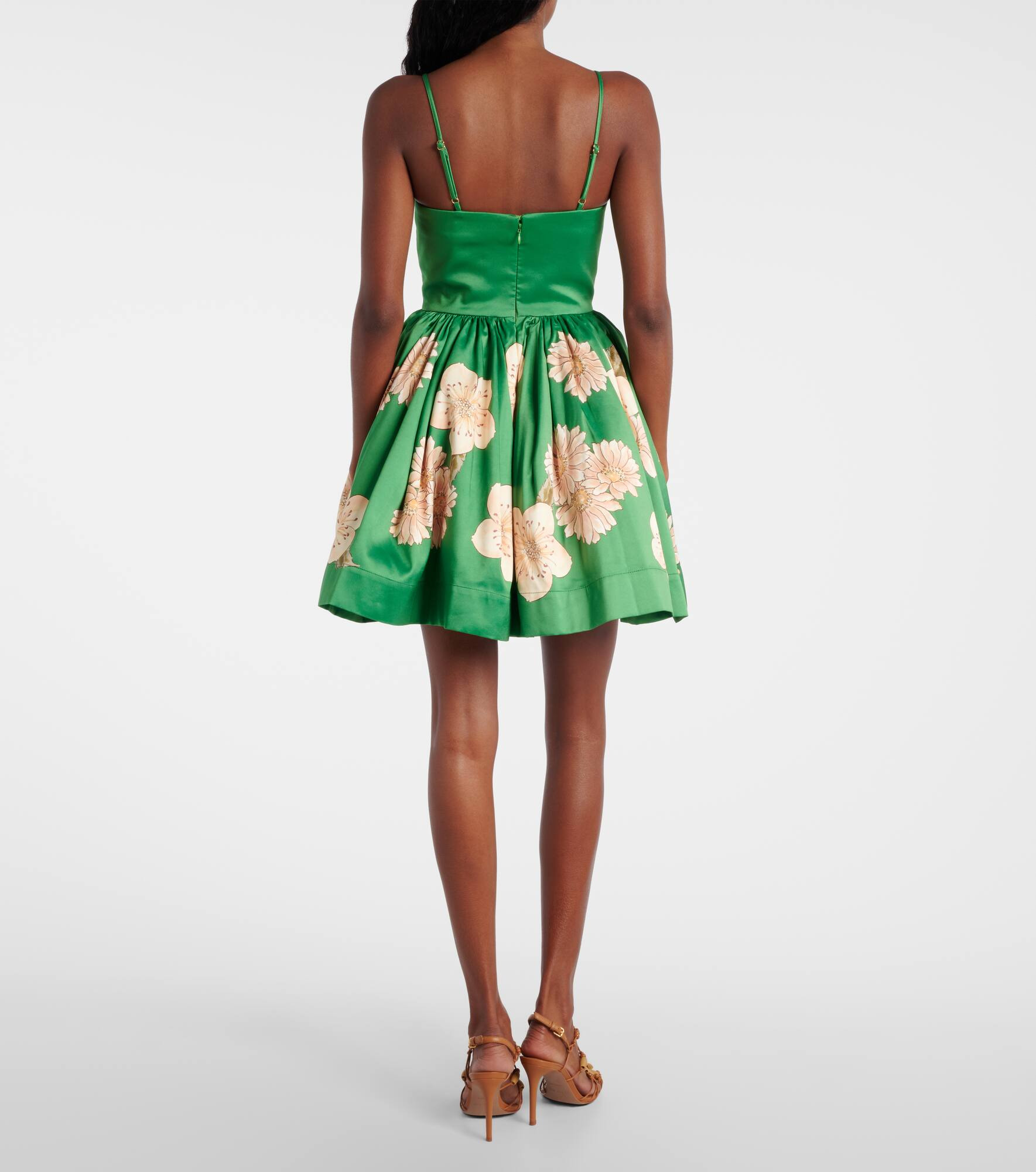 Floral gathered minidress - 3