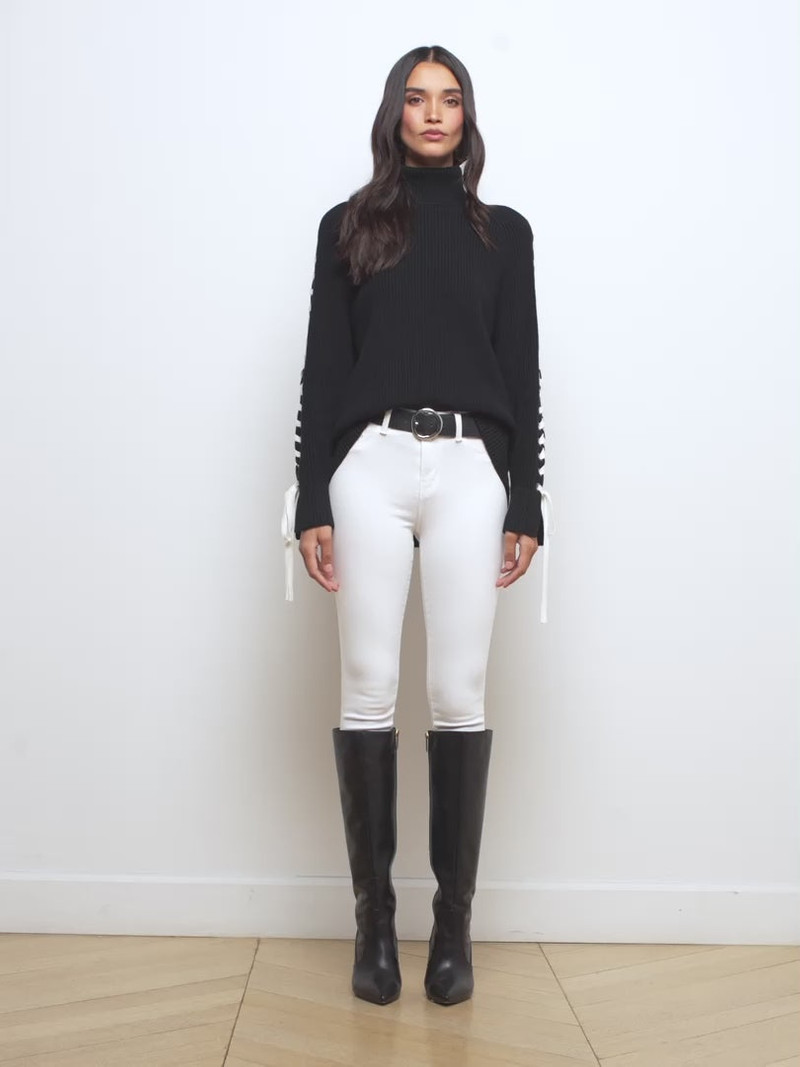 Nola Lace-Up Turtleneck 7