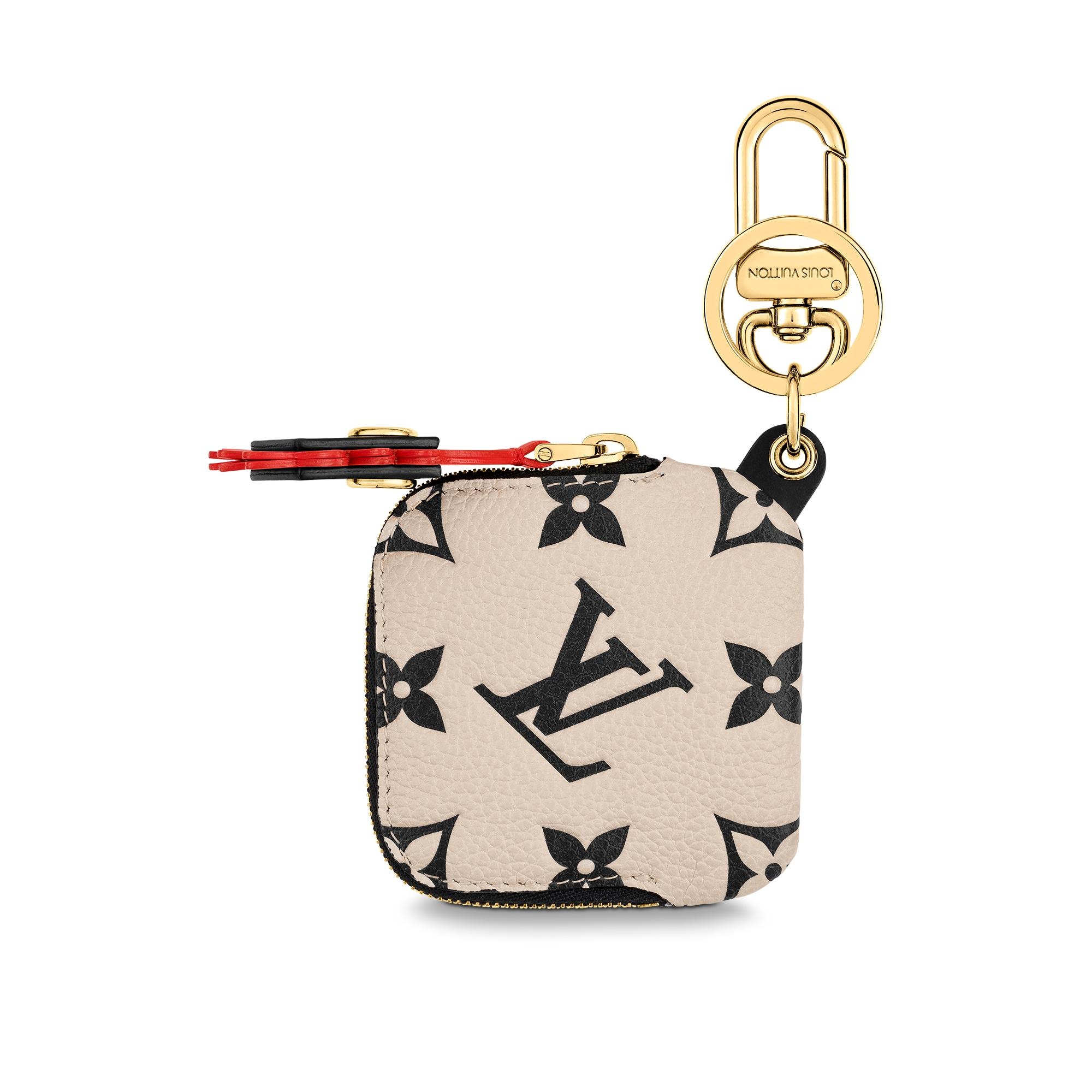 LV Crafty Square Pouch Bag Charm and Key Holder - 2