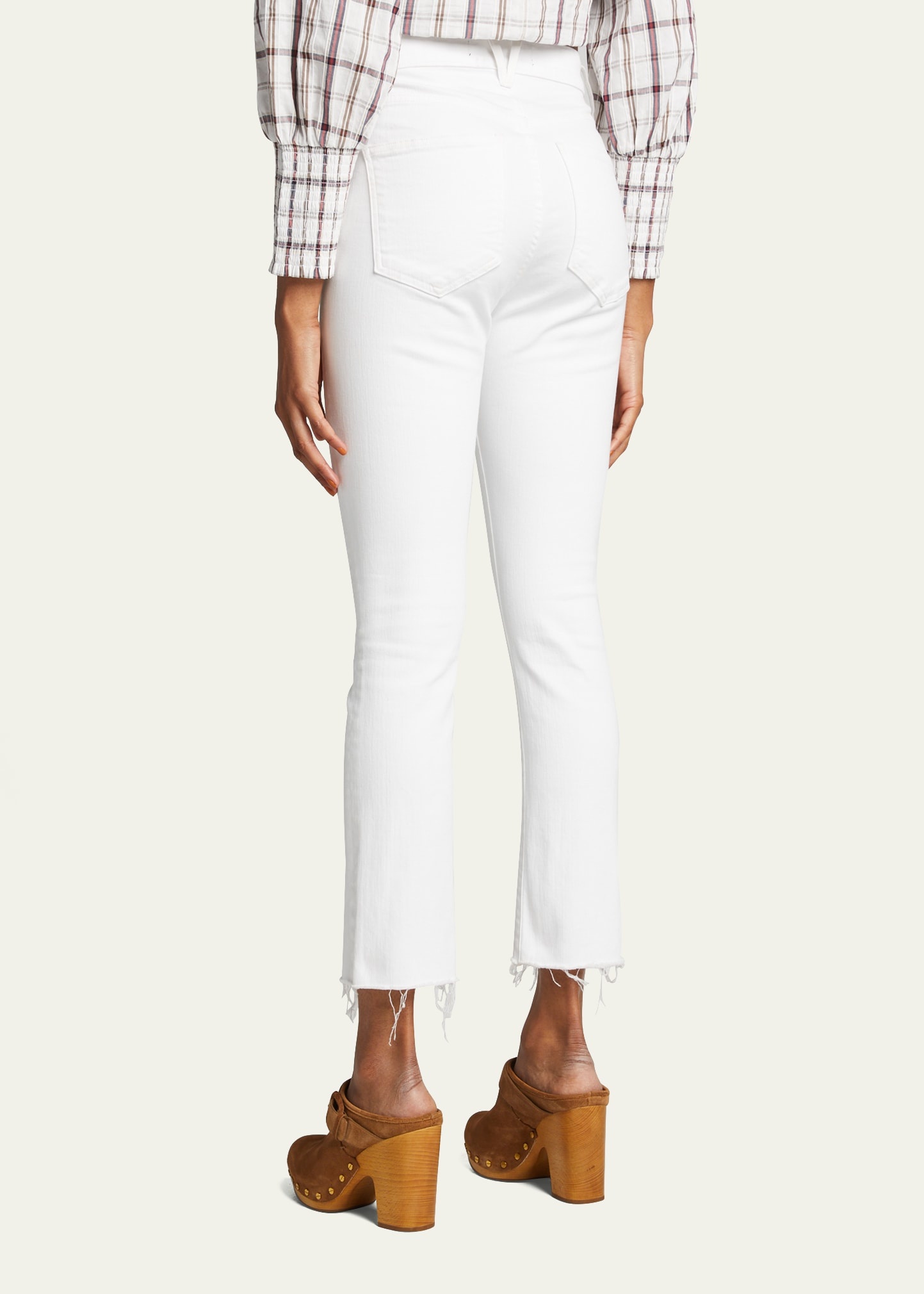 Carly Kick Flare Jeans with Raw Hem - 3