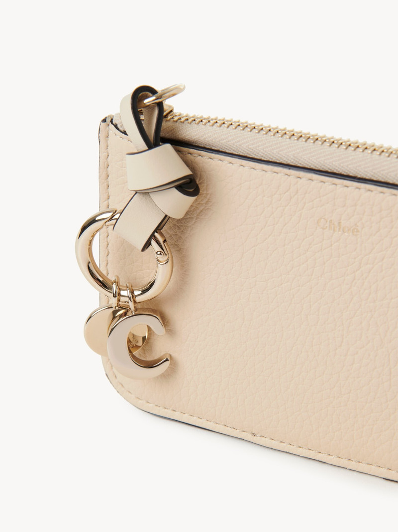 ALPHABET PURSE IN GRAINED & SHINY LEATHER 5