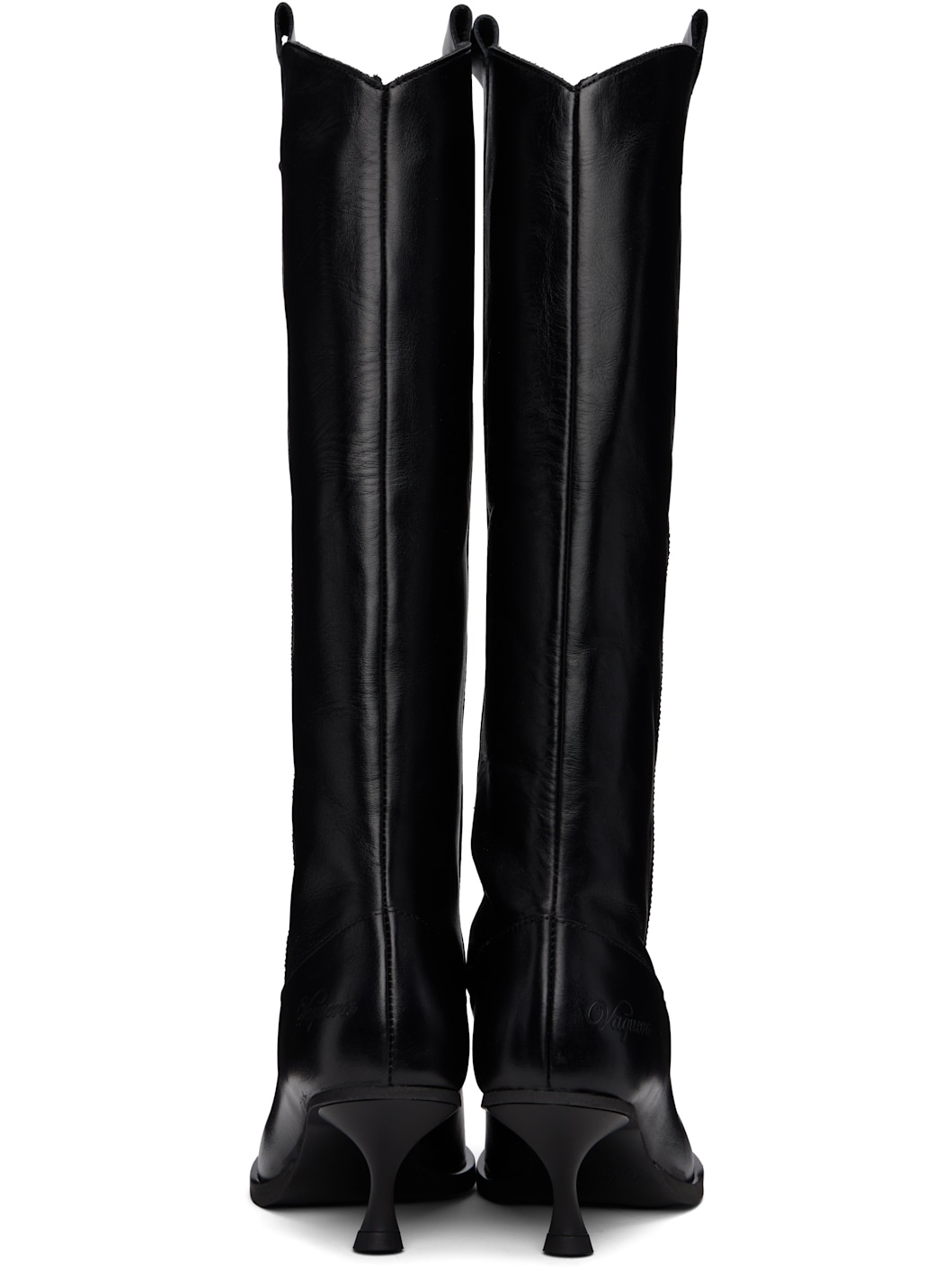 Black Kitten Cowgirl Boots - 2