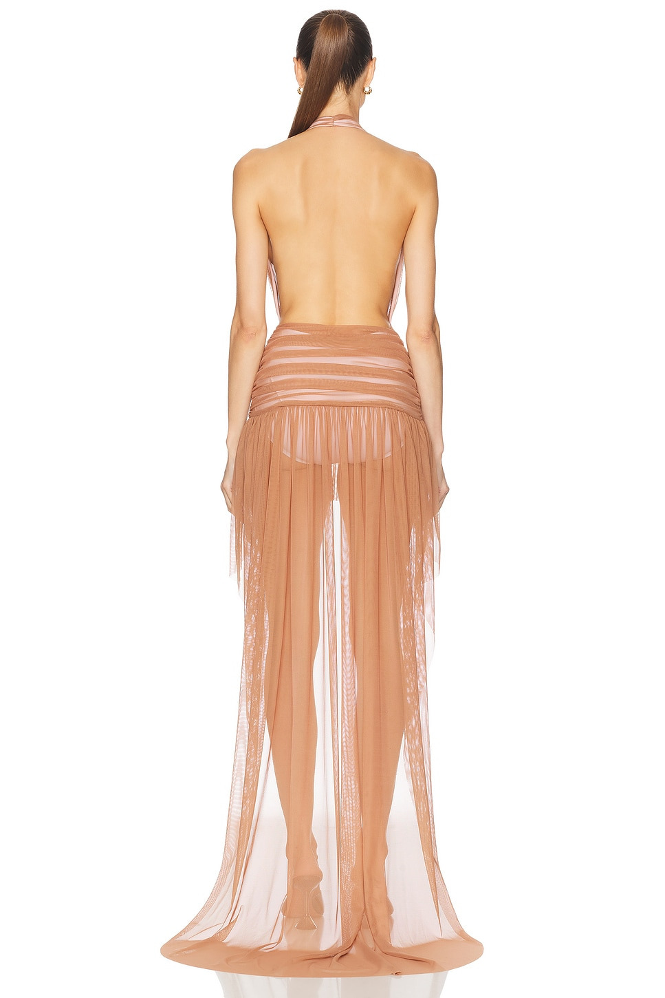 Hi Low Halter Dress - 3