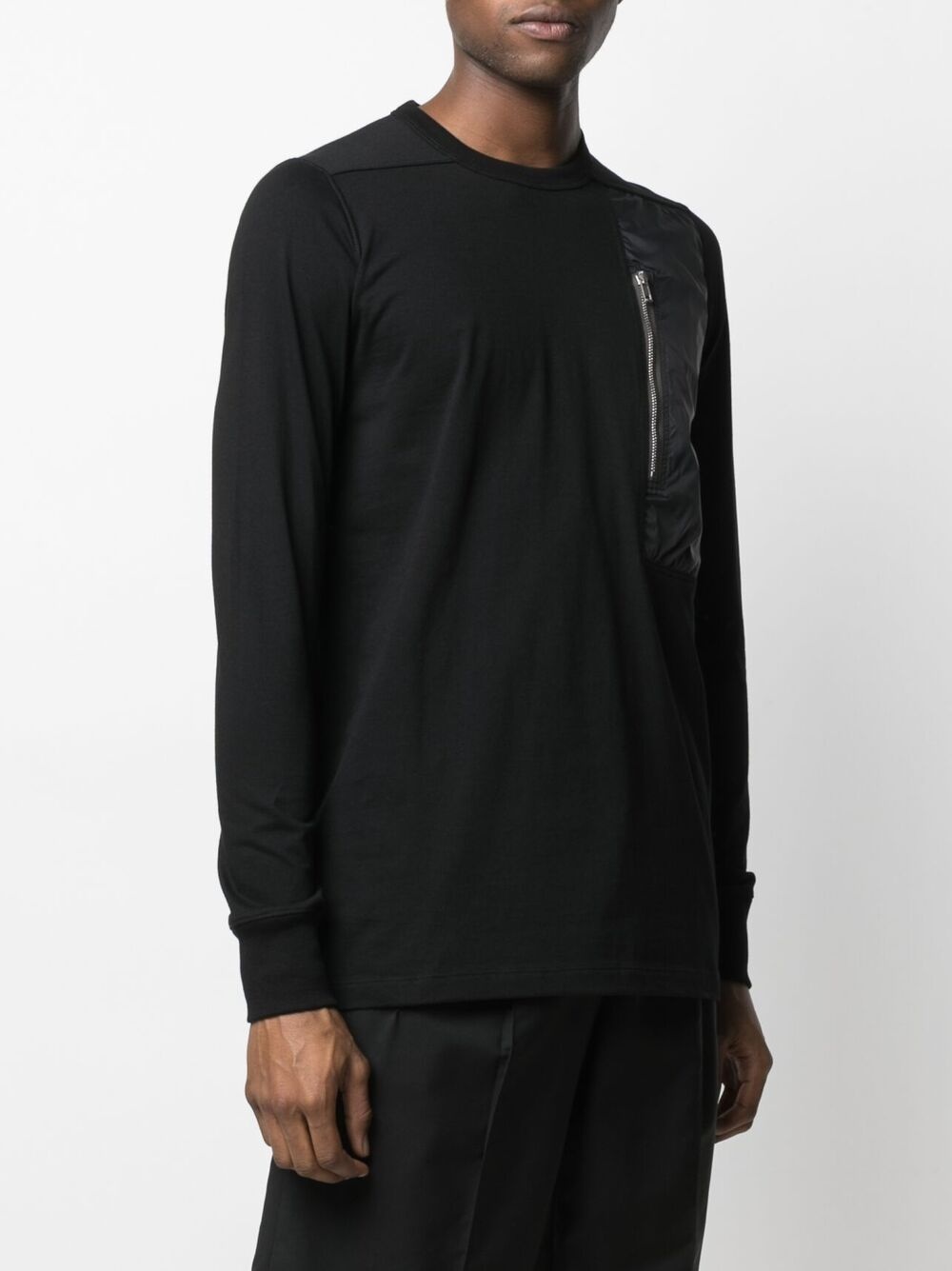 longsleeved panel top - 3