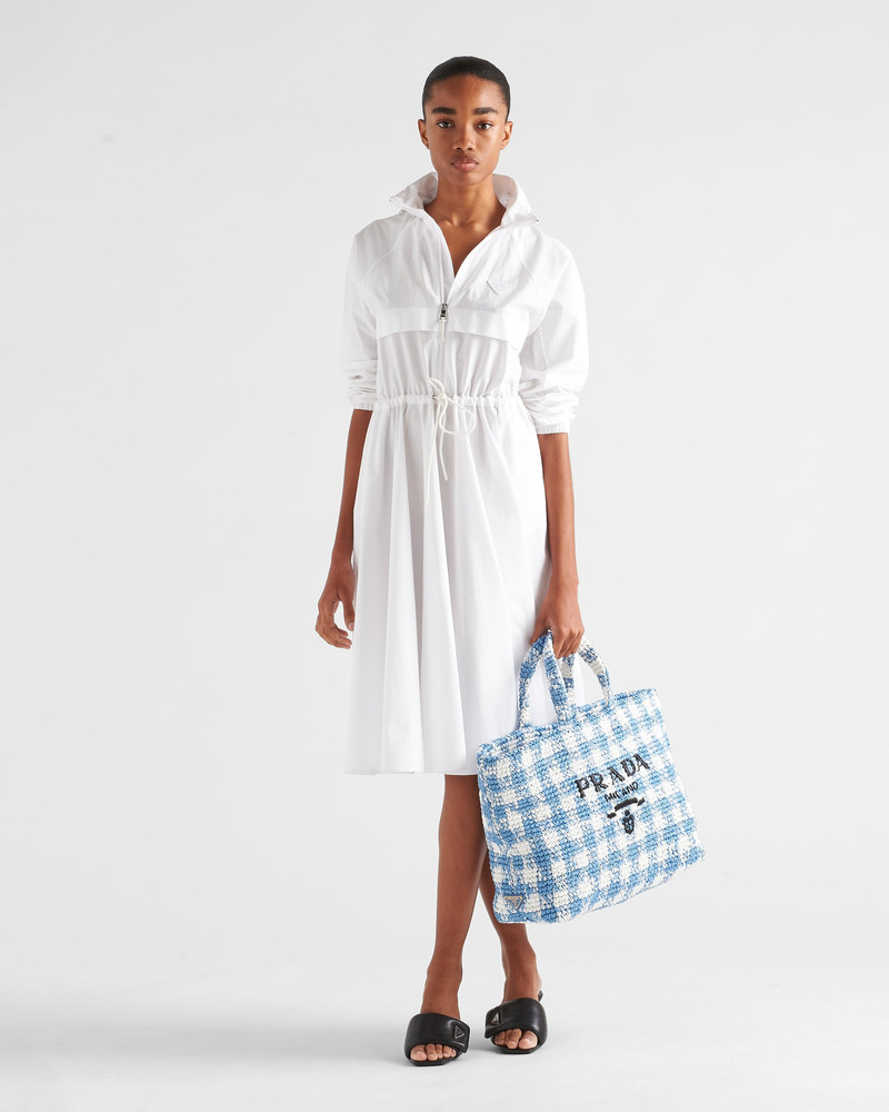 Prada Large crochet tote bag outlook