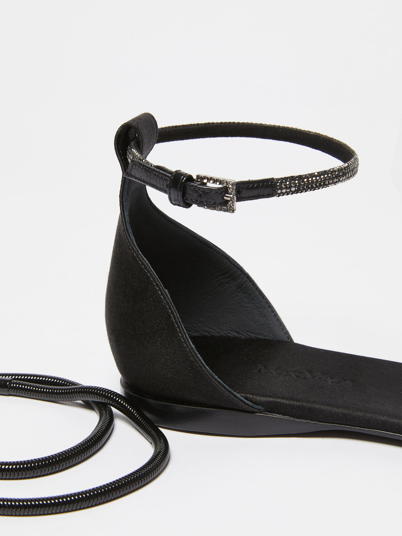 Max Mara ELI Silk sandals outlook