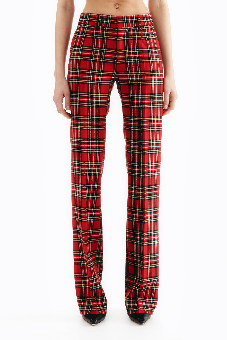 TARTAN WOOL TROUSERS - 5