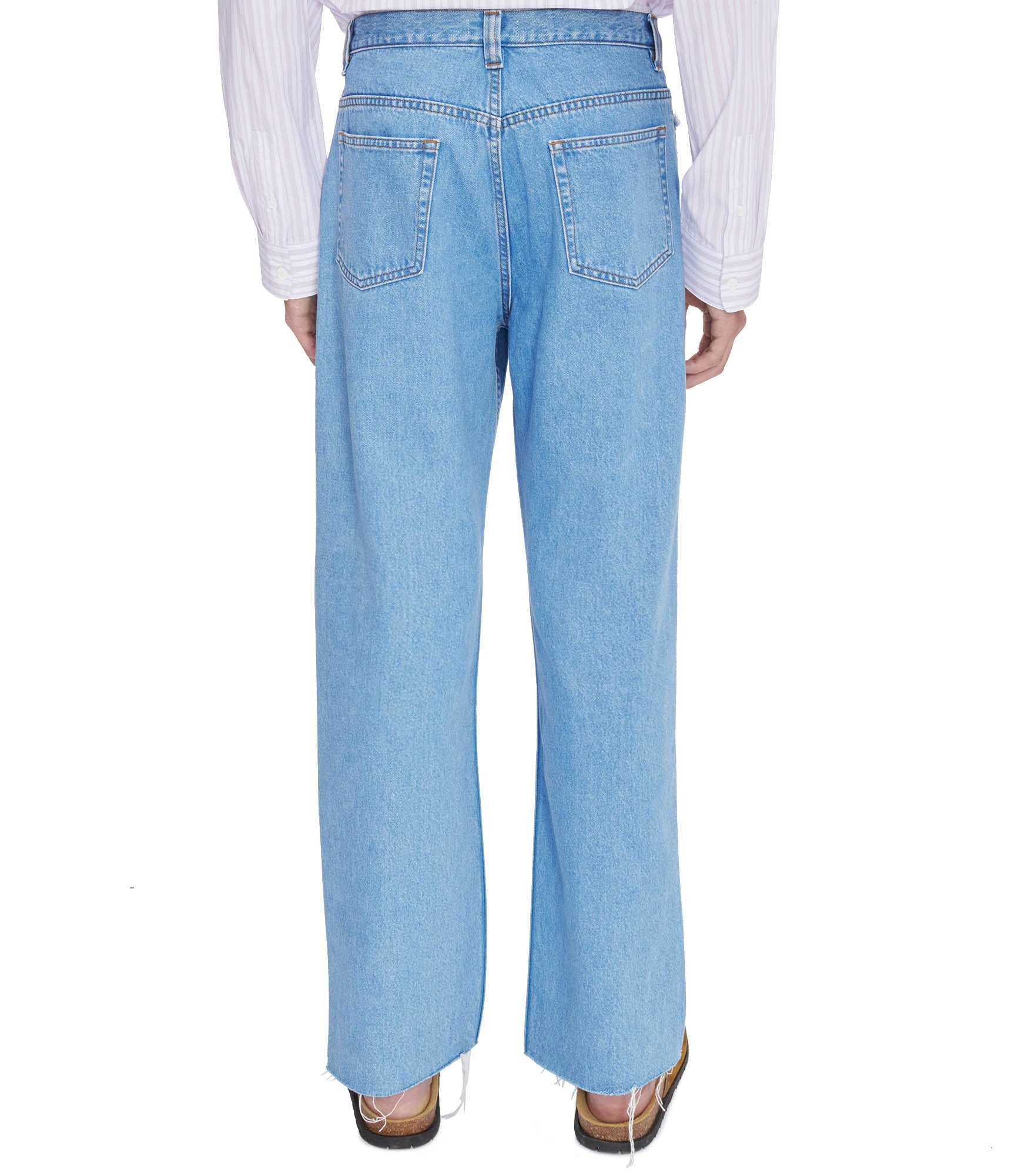 Relaxed Raw Edge H jeans - 6