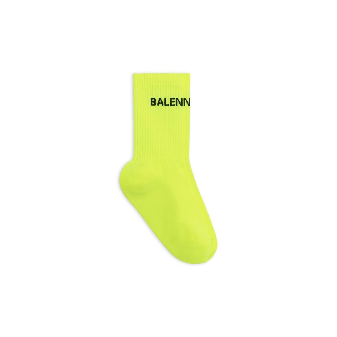 Men's Balenciaga Socks in Yellow Fluo/silver - 1