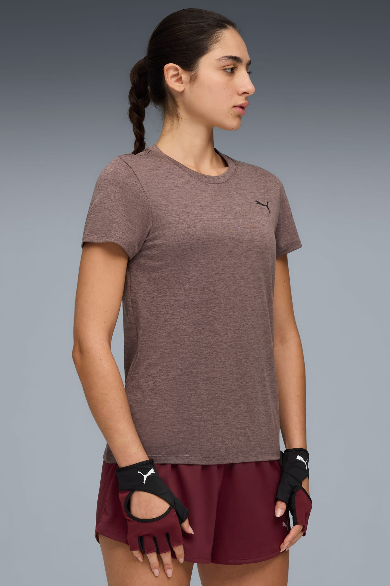 Train All Day Essentials Women's Heather Training Tee - 3