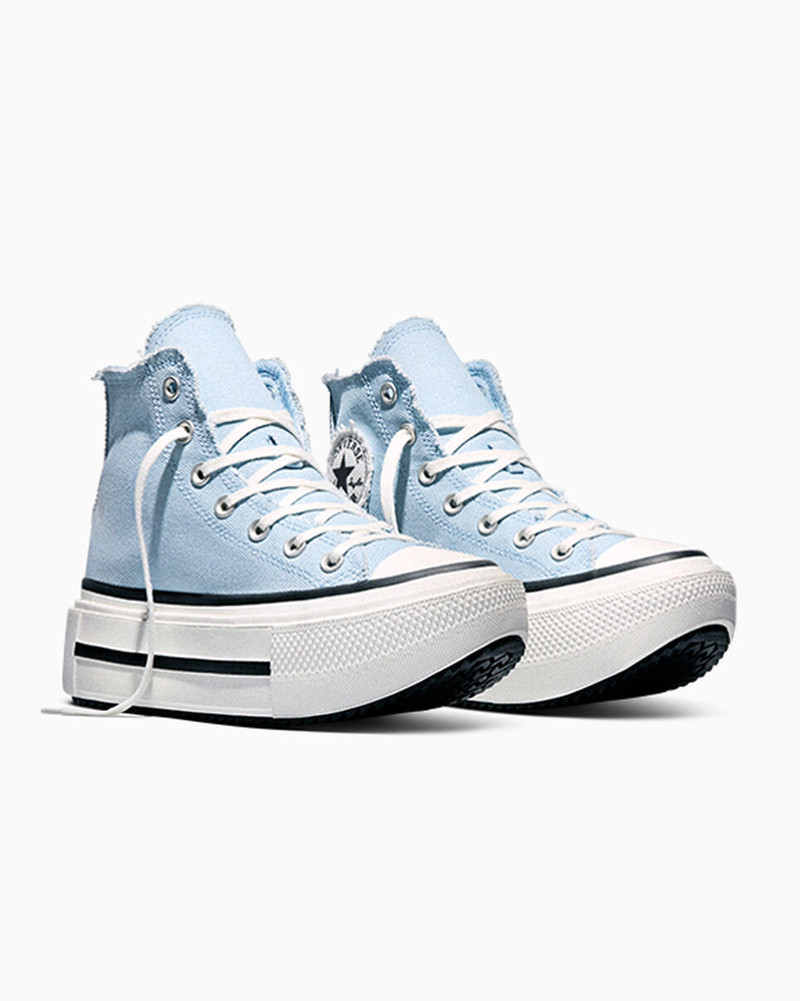 Chuck Taylor All Star Lift Double Stack Platform Distressed 5