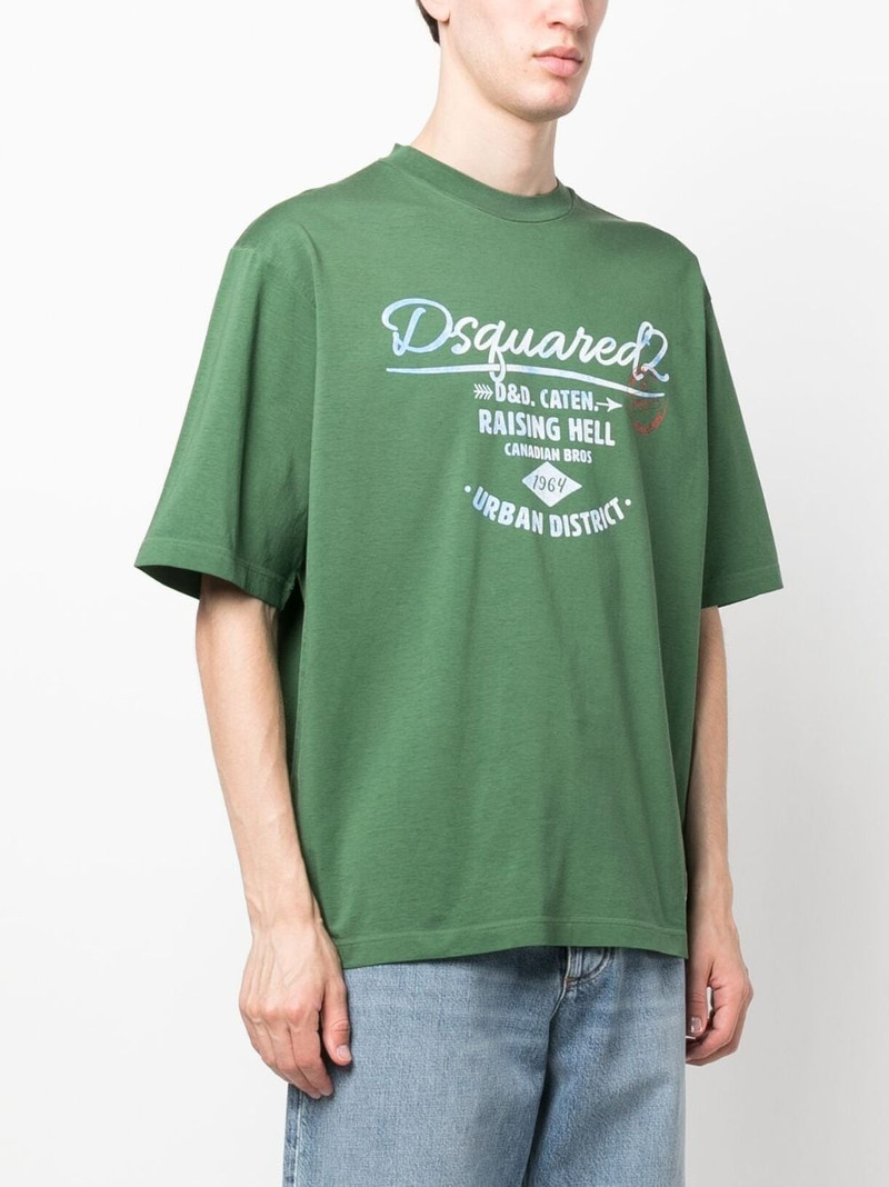 logo-print cotton T-shirt 3