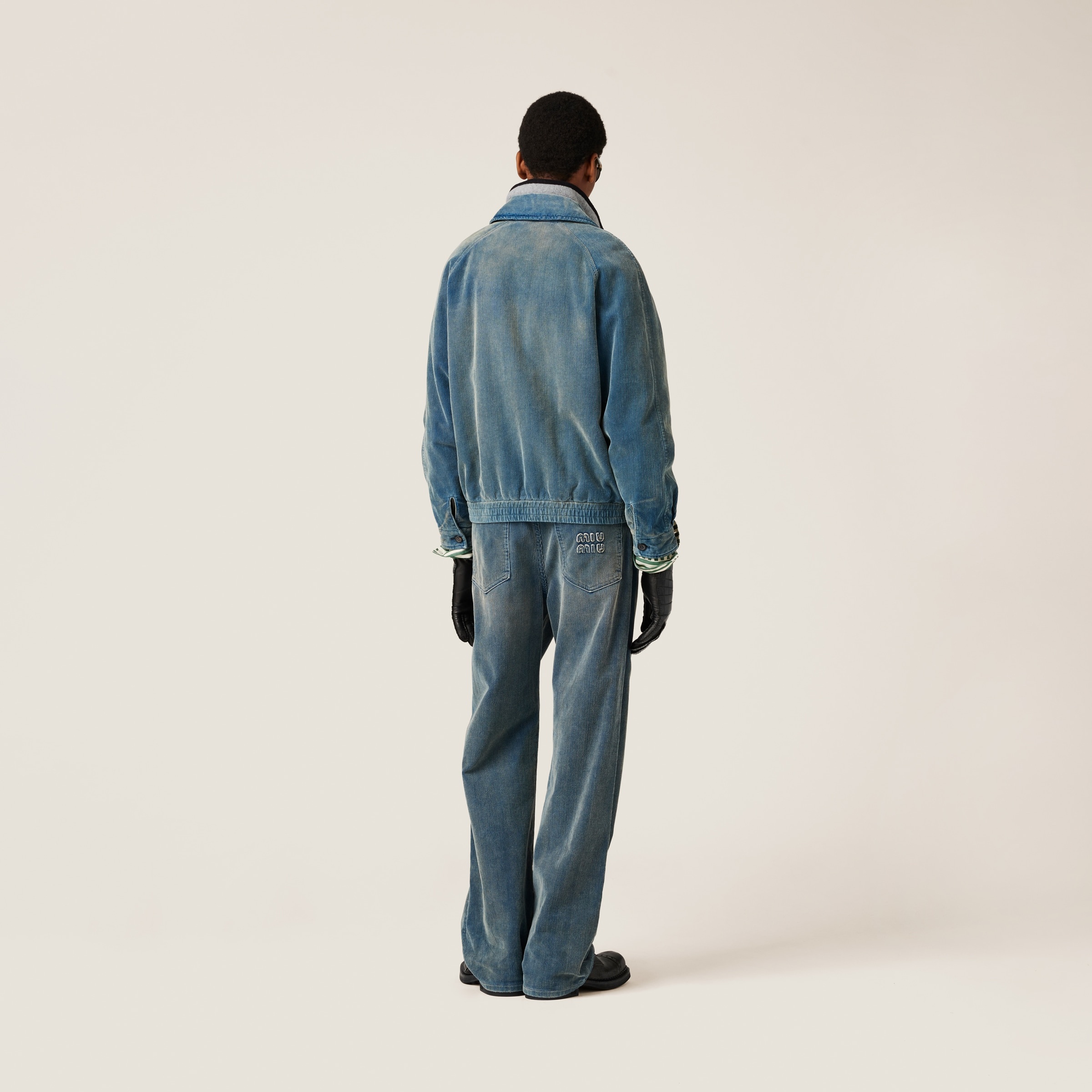 Washed corduroy pants - 3
