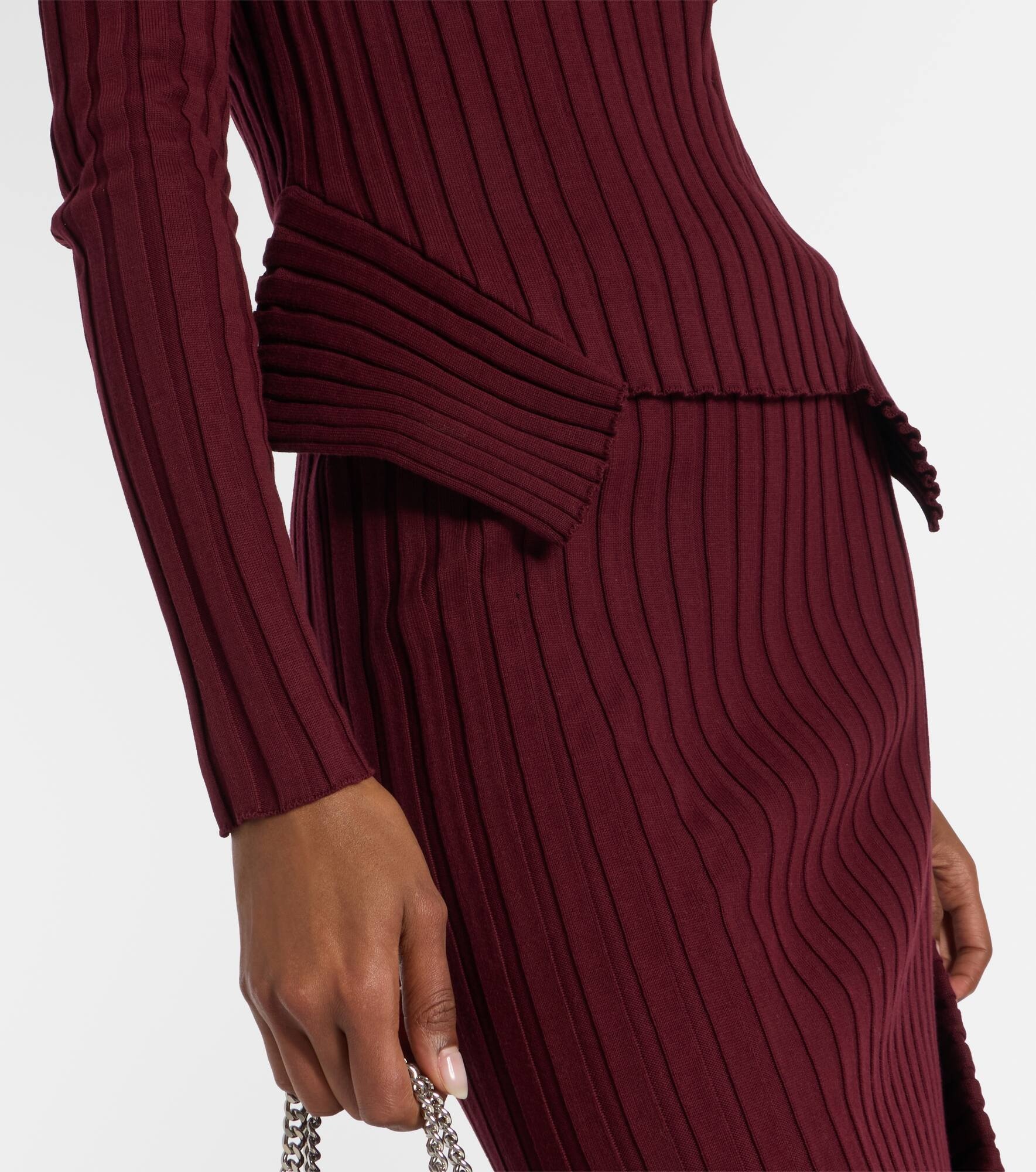 Ribbed-knit cotton top - 5