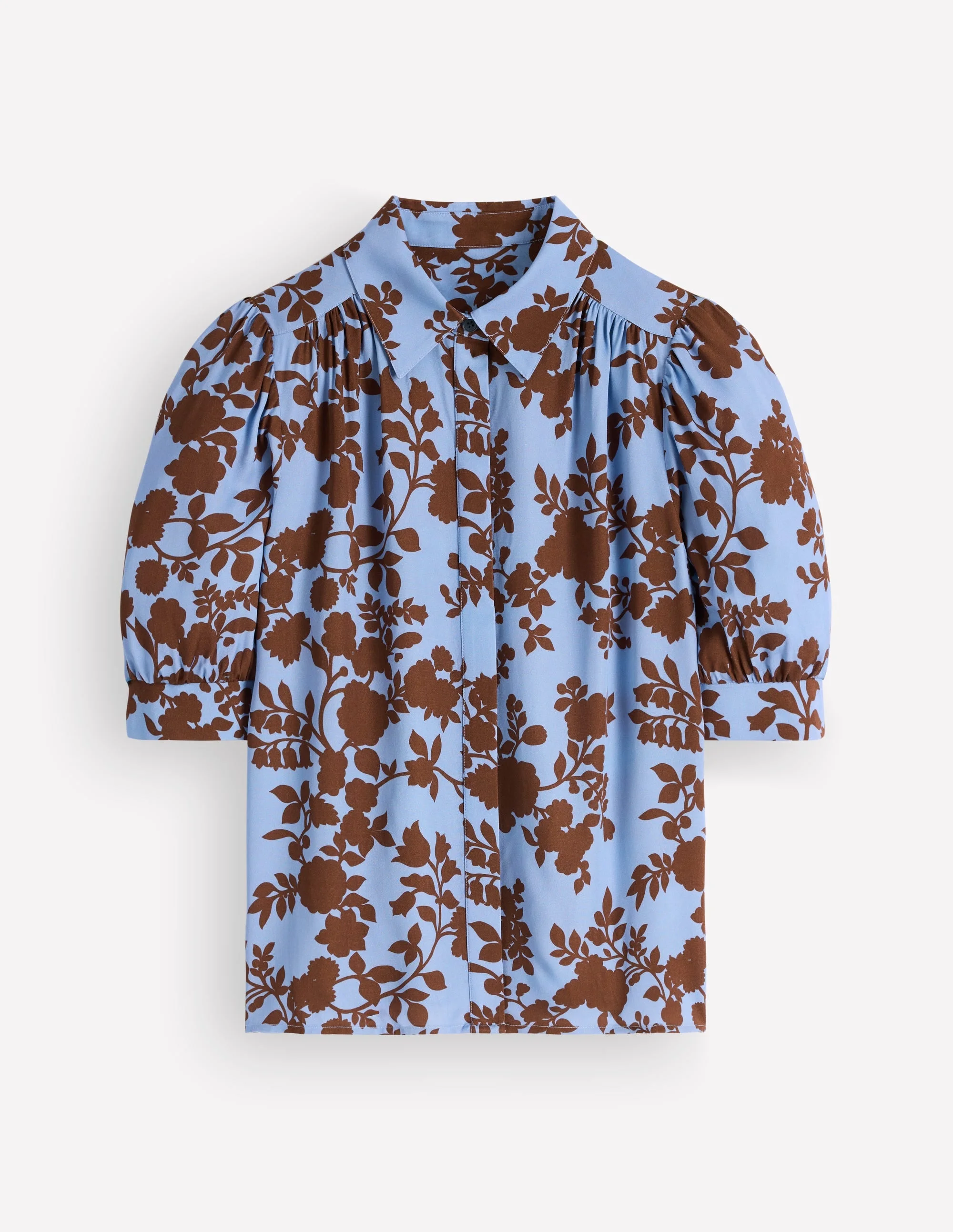 Penelope Viscose Top-Forget Me Not, Bouquet Breeze - 1