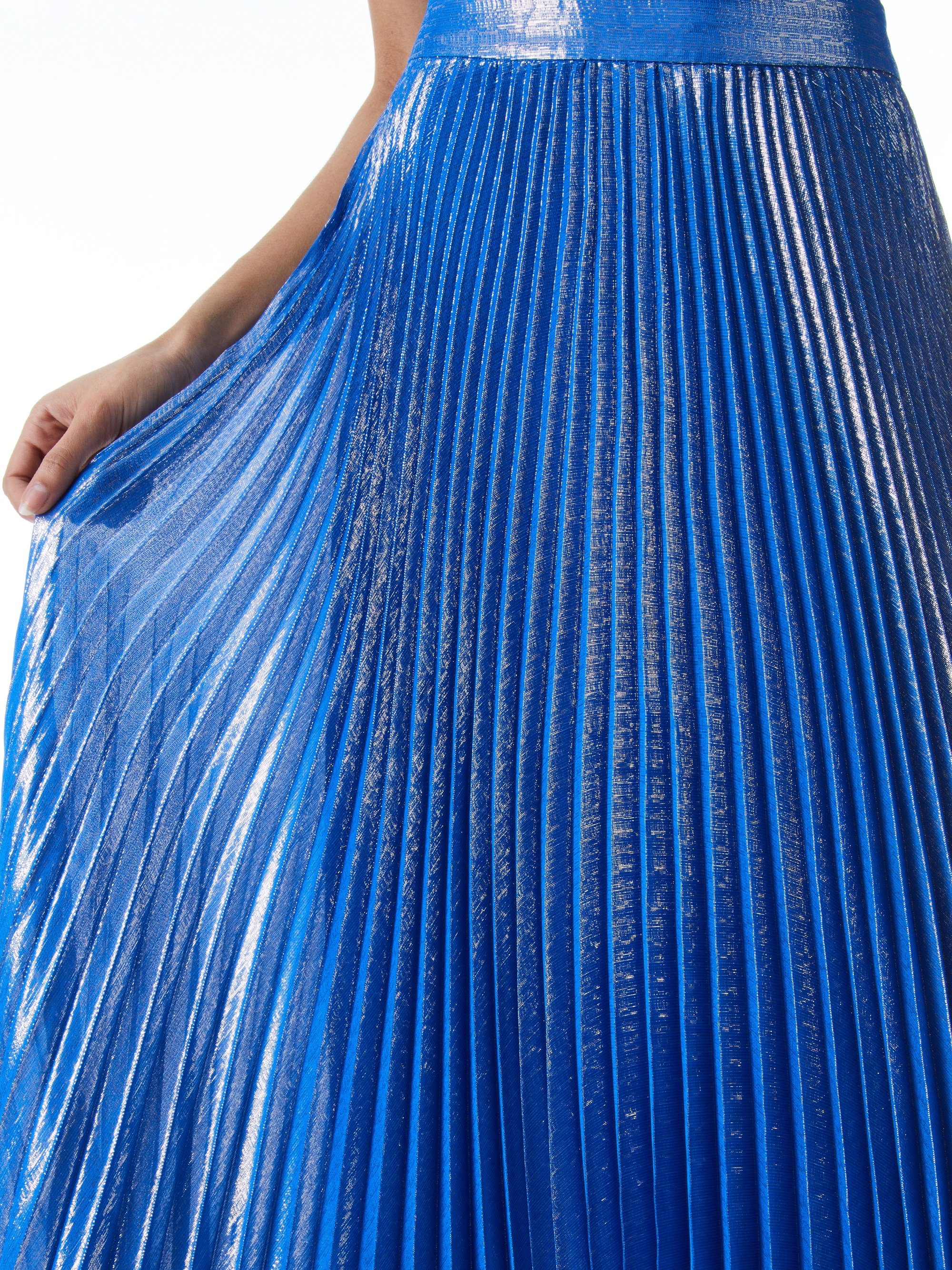 KATZ SUNBURST PLEATED MAXI SKIRT - 5