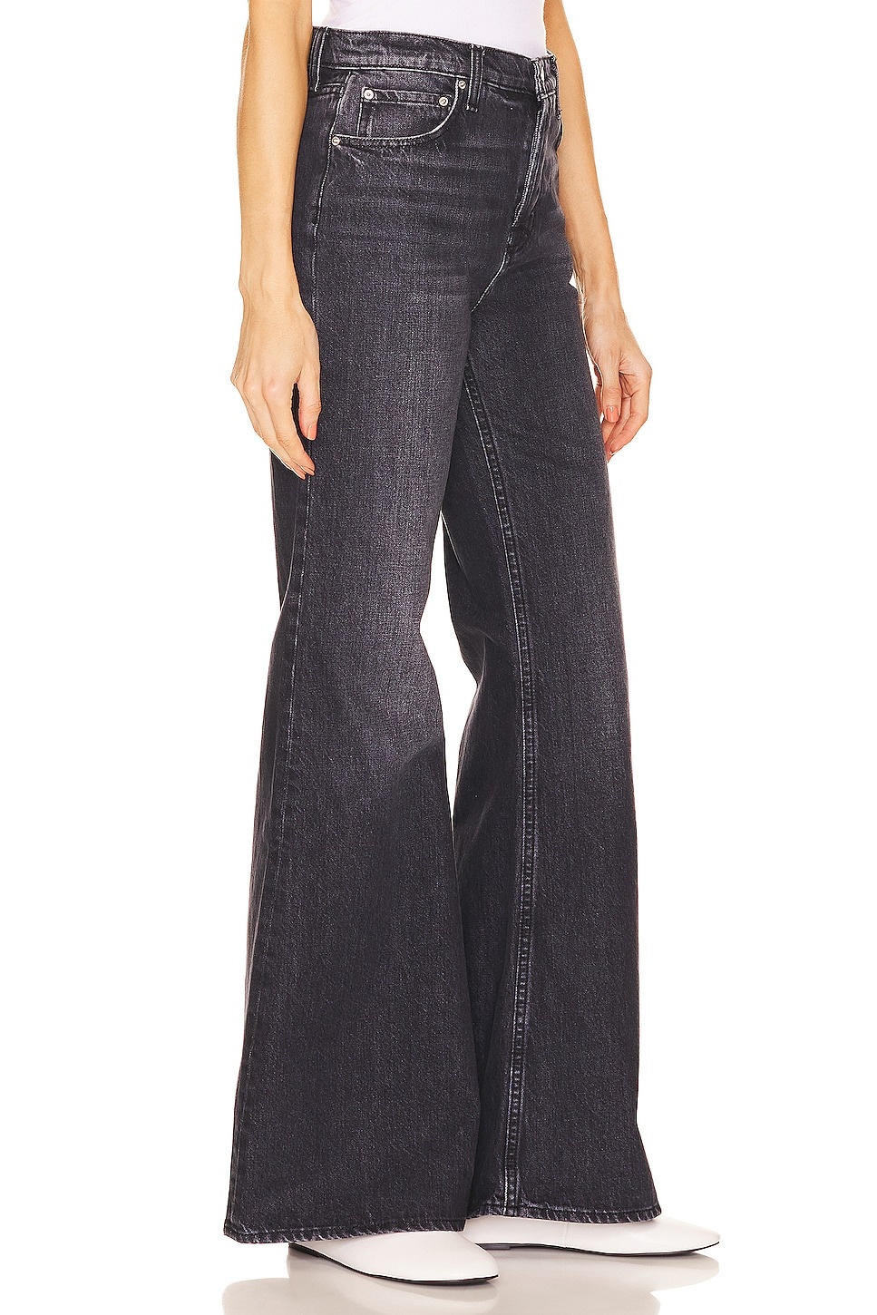 Jade Low Rise Relaxed Flare - 2