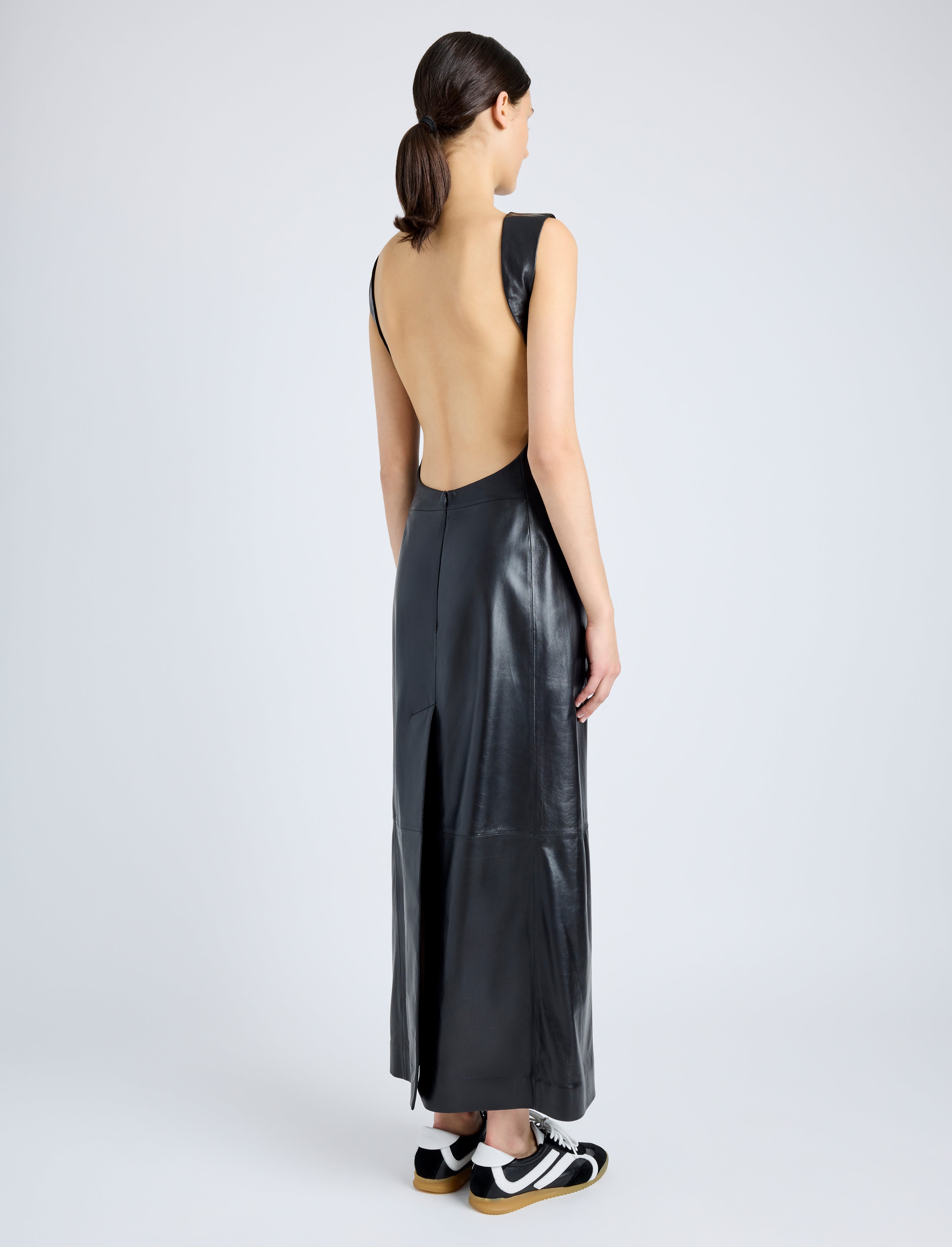 Ellery Dress in Leather - 4