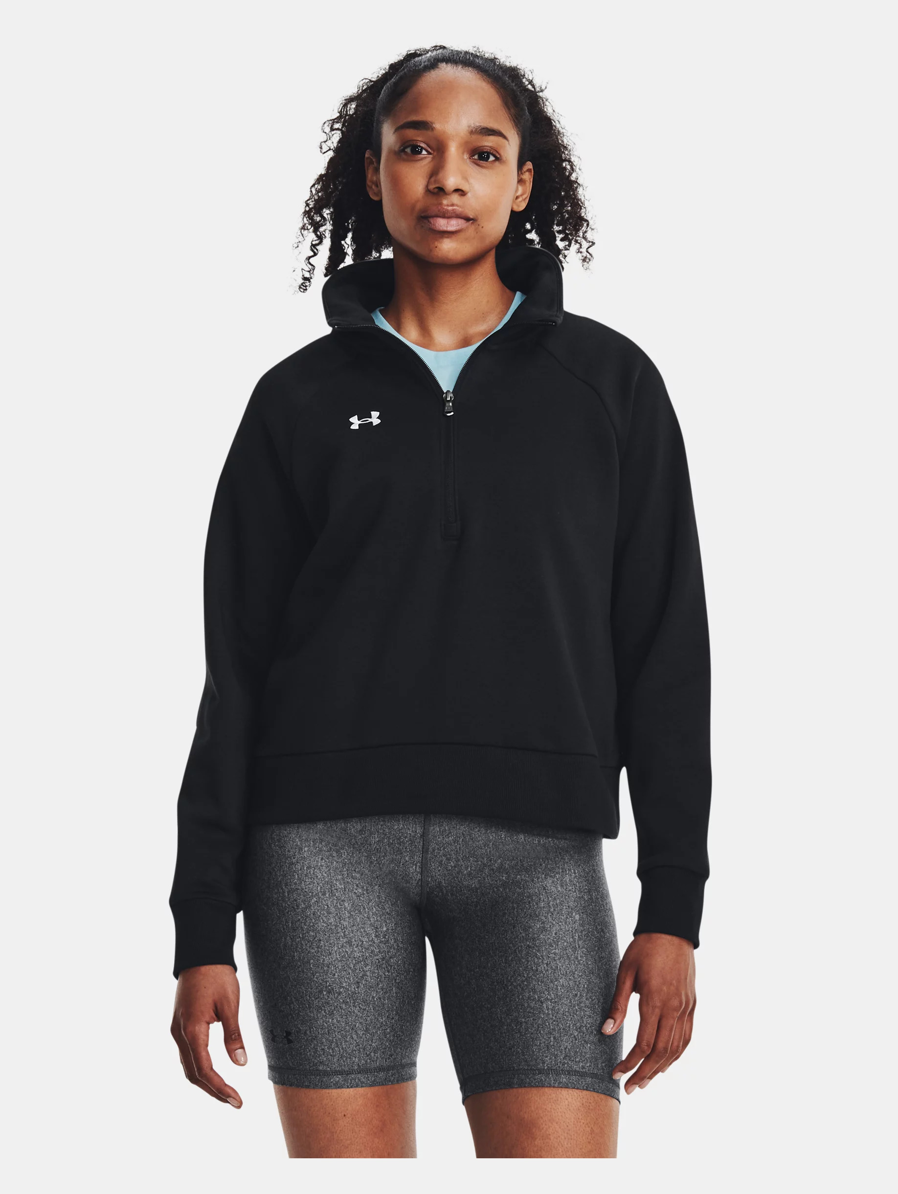 Women's UA Rival Fleece ½ Zip - 2