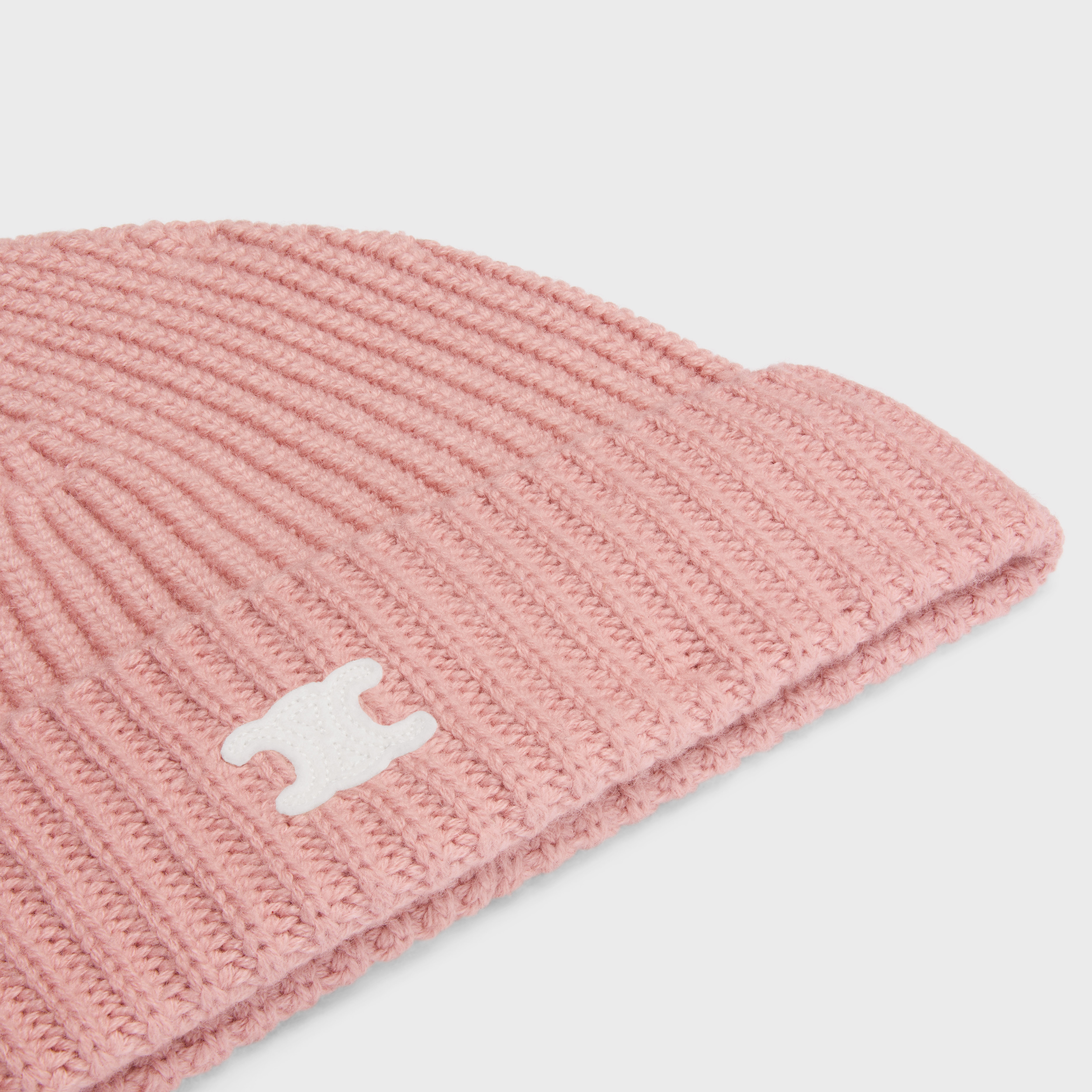 Triomphe beanie in heritage cashmere - 3