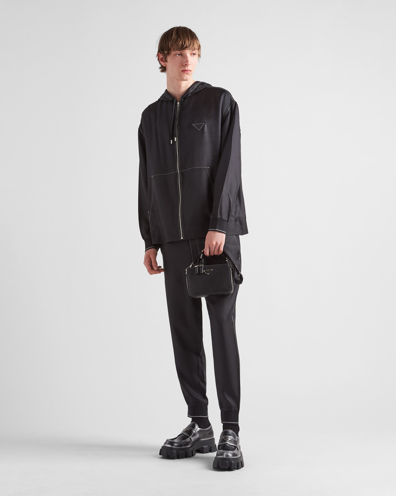 Small Saffiano leather Prada Brique bag 8