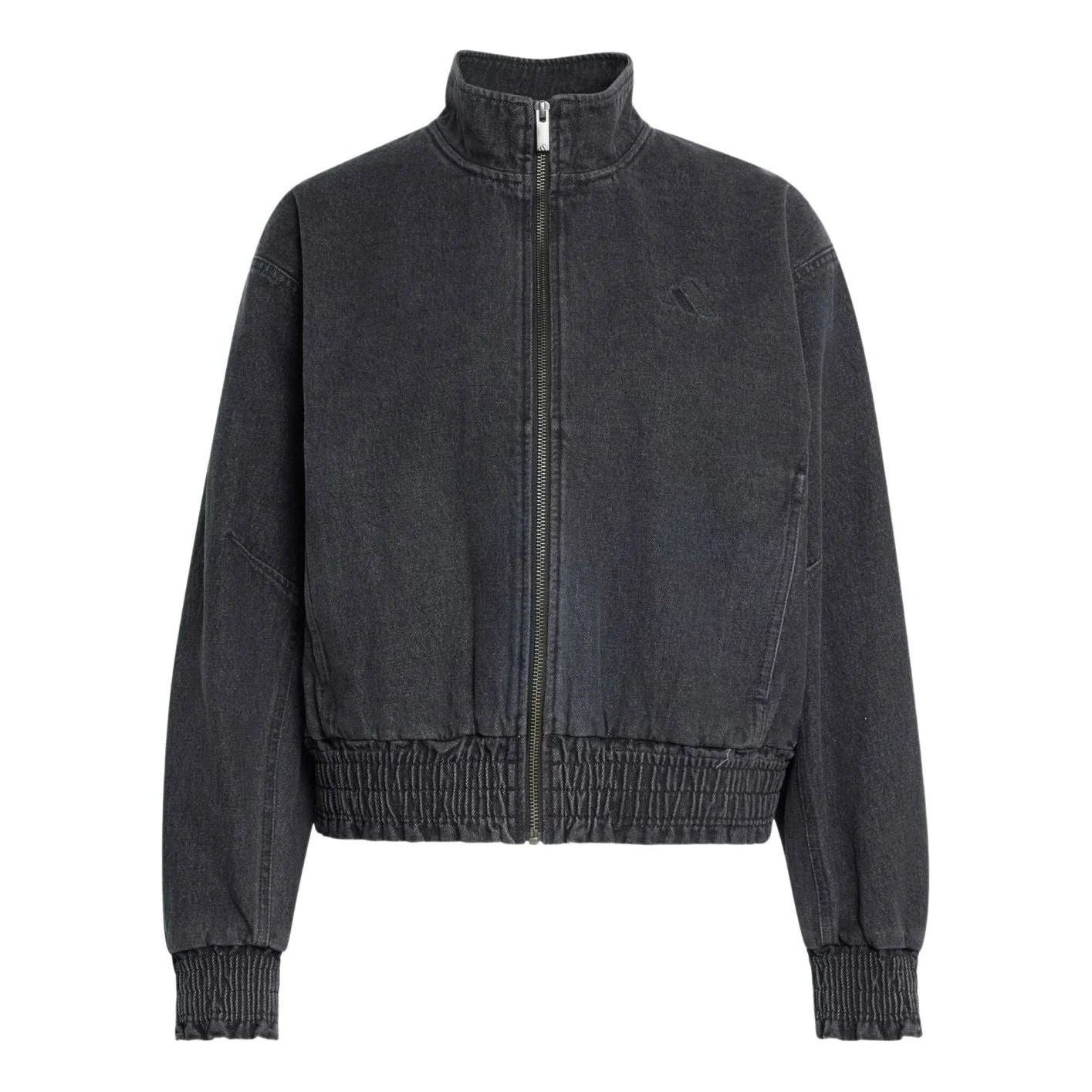 (WMNS) adidas Stadium Washed Denim Loose Fit Jacket Asia Sizing 'Black' KV0626 - 1