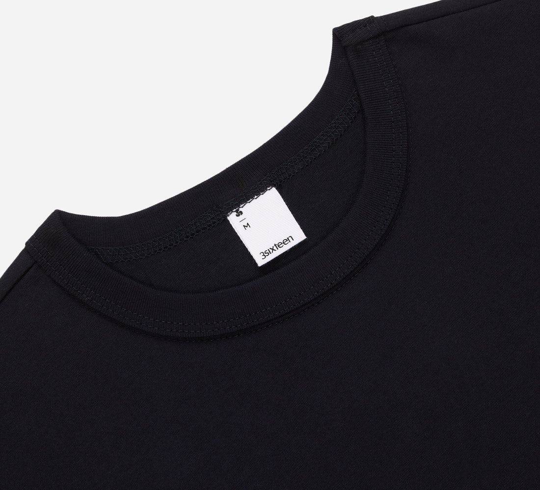 Pima Pocket T-Shirt - Black (2 Pack) - 3