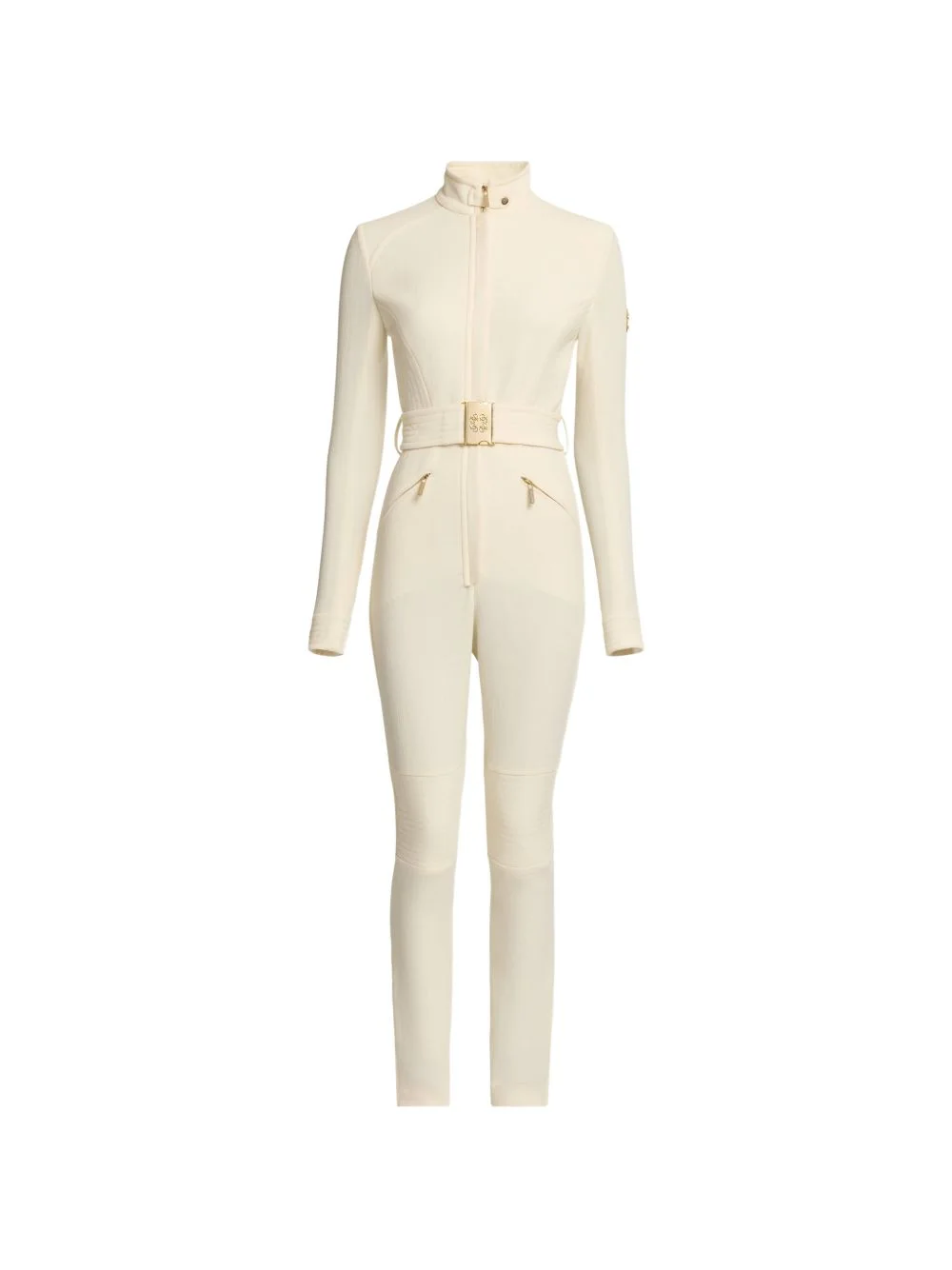 turtleneck belted jumpsuit - 1