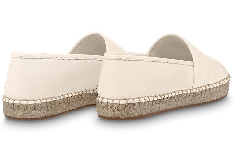 (WMNS) LOUIS VUITTON Starboard Flat Espadrille Shoes 'Beige with Logo' 1ABVM6 - 4