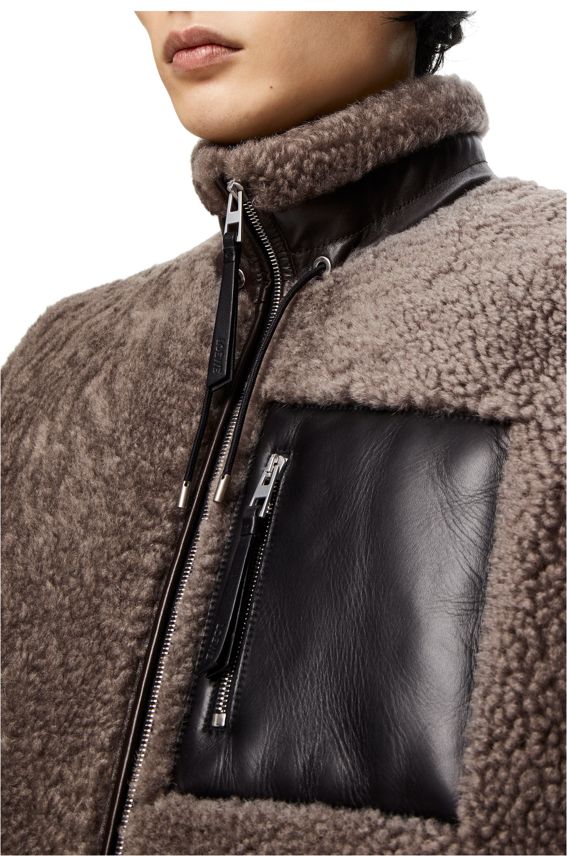 Jacket in shearling - 5