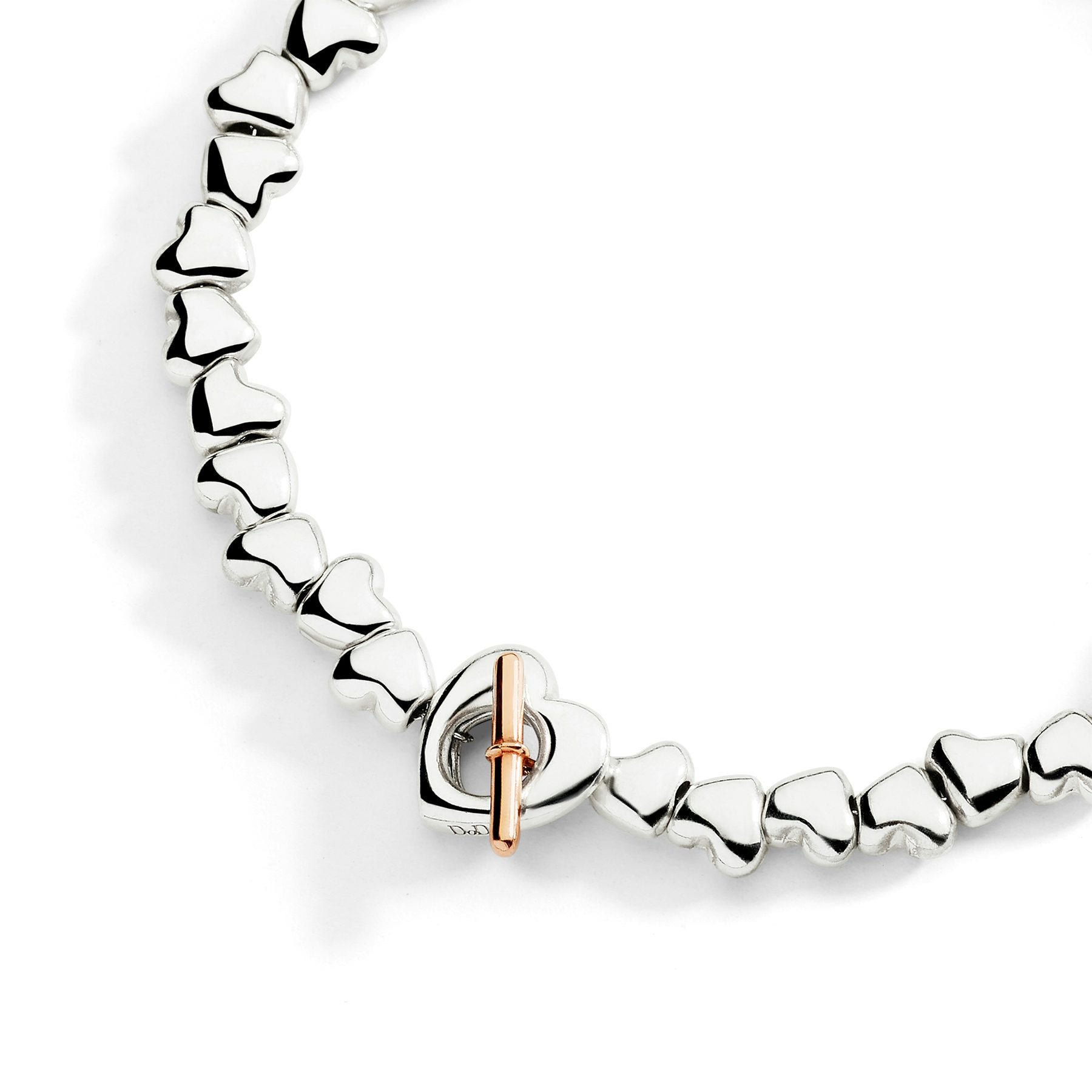SILVER HEART BRACELET - 2