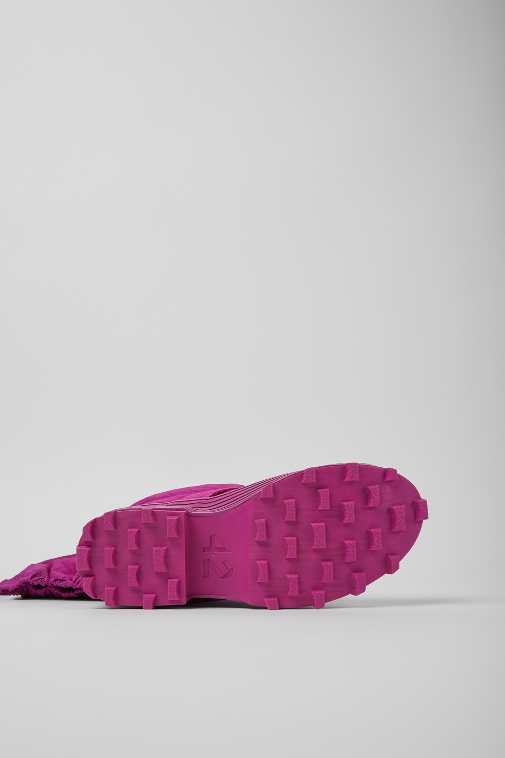 Purple padded high boots - 5