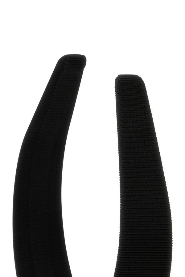 Black fabric hairband - 3