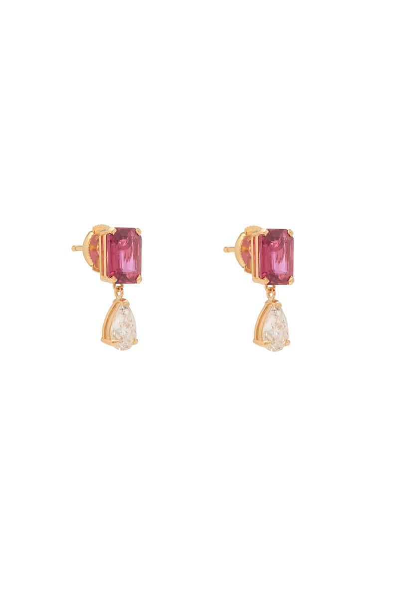 Earrings in Ruby & Diamonds 4