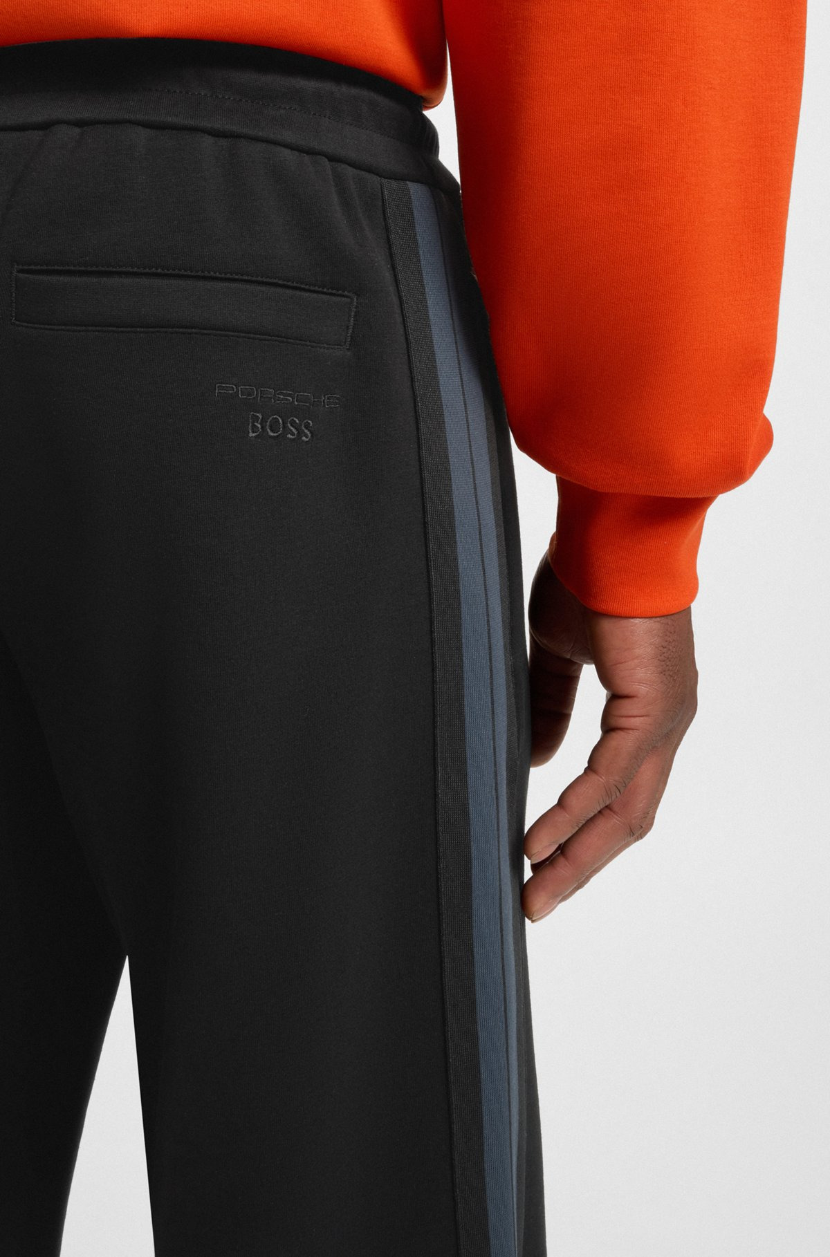 PORSCHE X BOSS TRACKSUIT BOTTOMS WITH SIDE STRIPES - 3