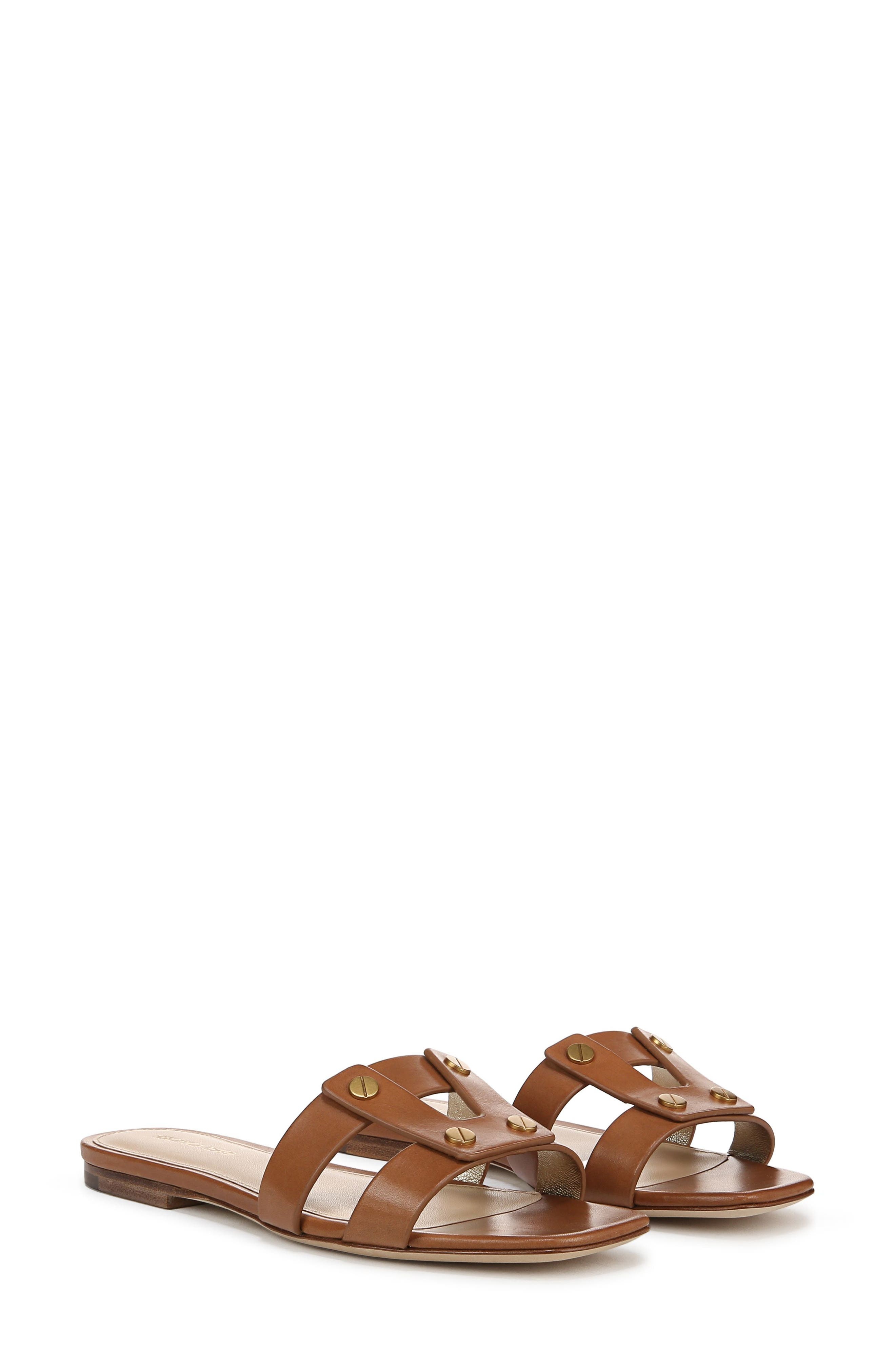 Veronica Beard Via Slide Sandal in Honey at Nordstrom - 8