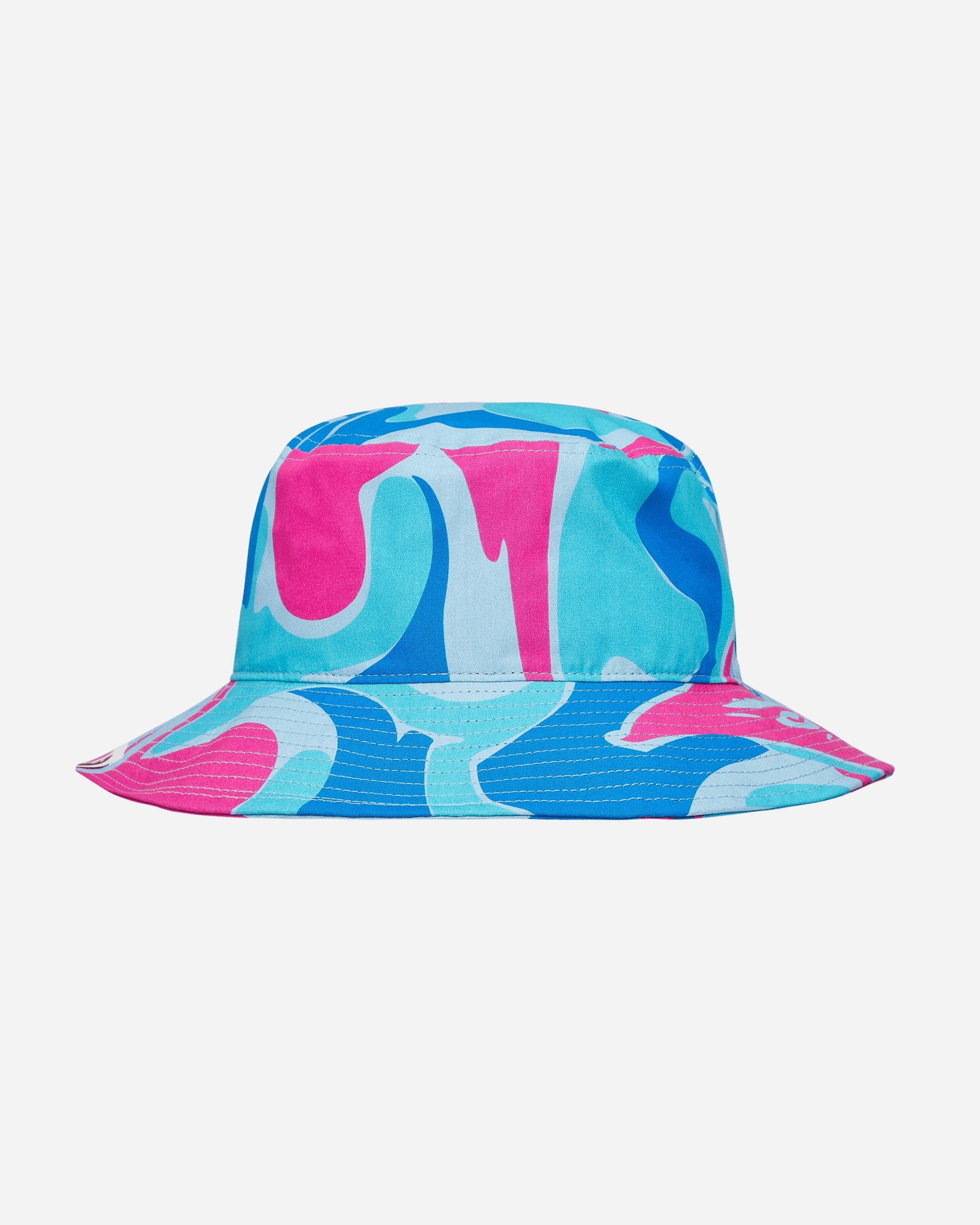 Marble Camo Bucket Hat Blue - 4