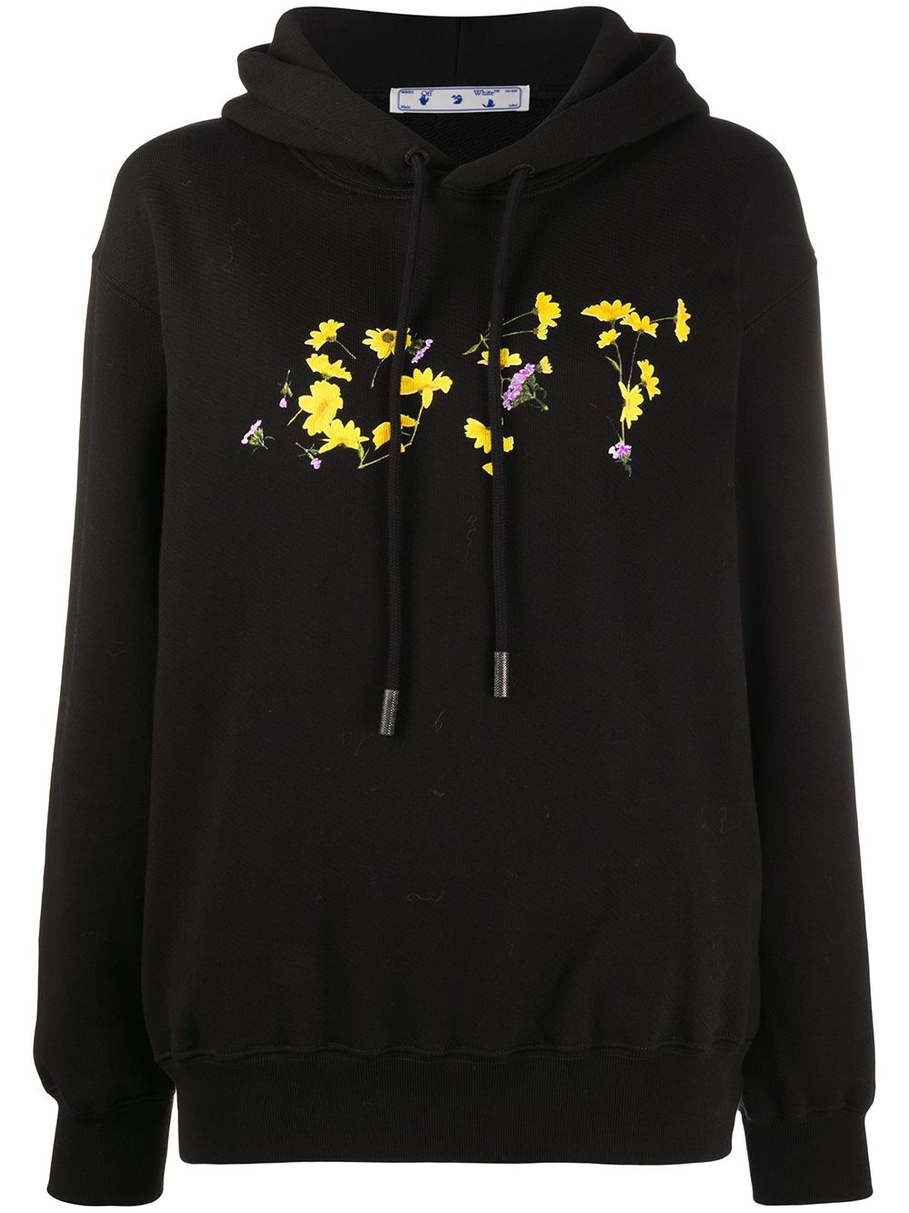 floral-print hoodie - 1