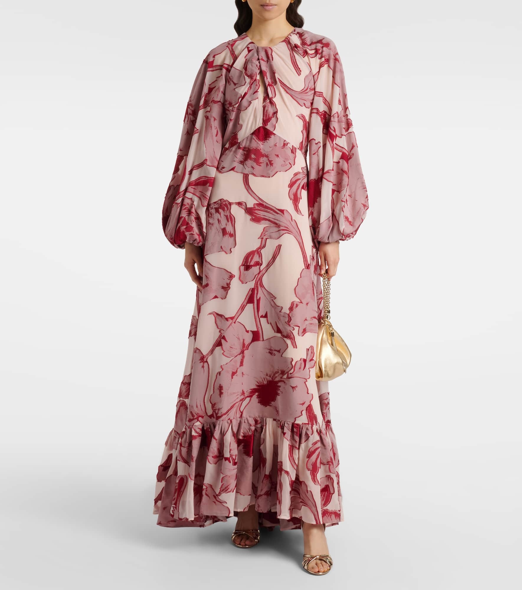 Eve-Ning floral silk-blend gown - 2