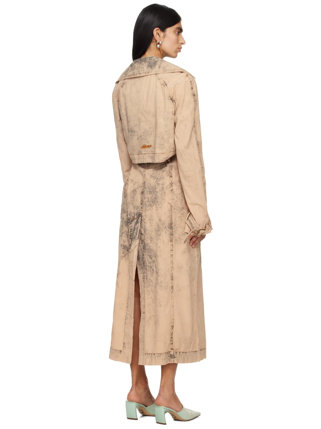 Beige Issa Trench Coat - 3