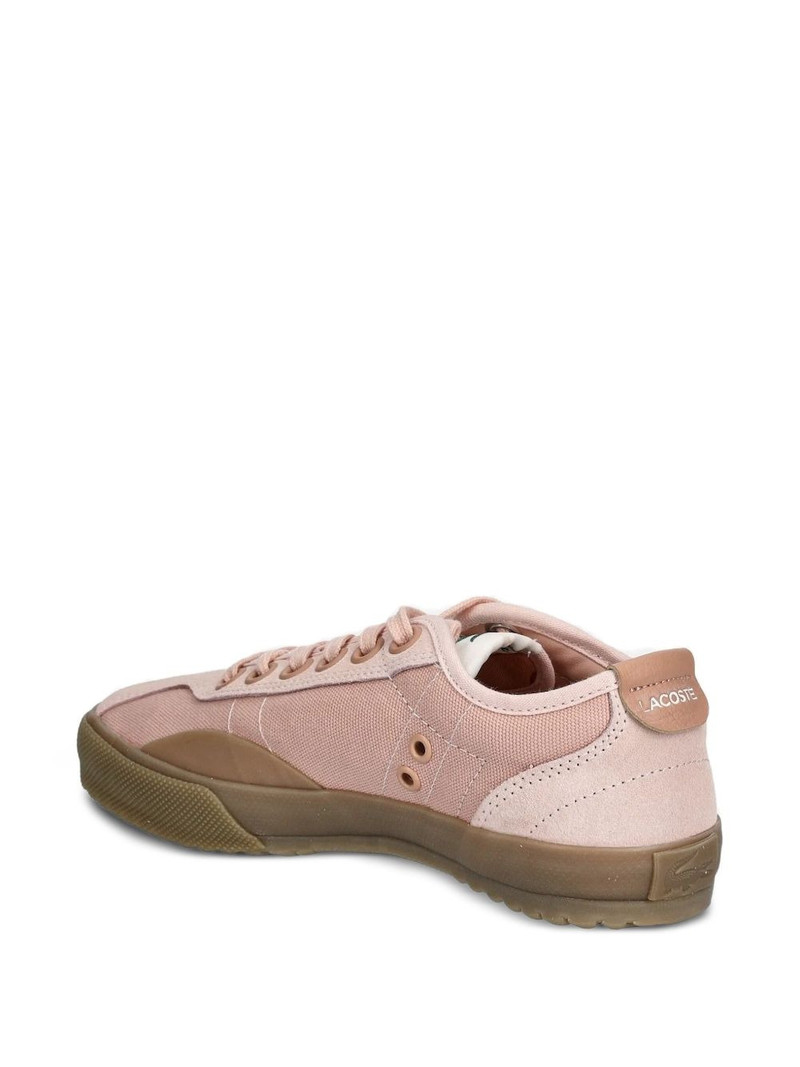 LACOSTE suede-panel sneakers outlook