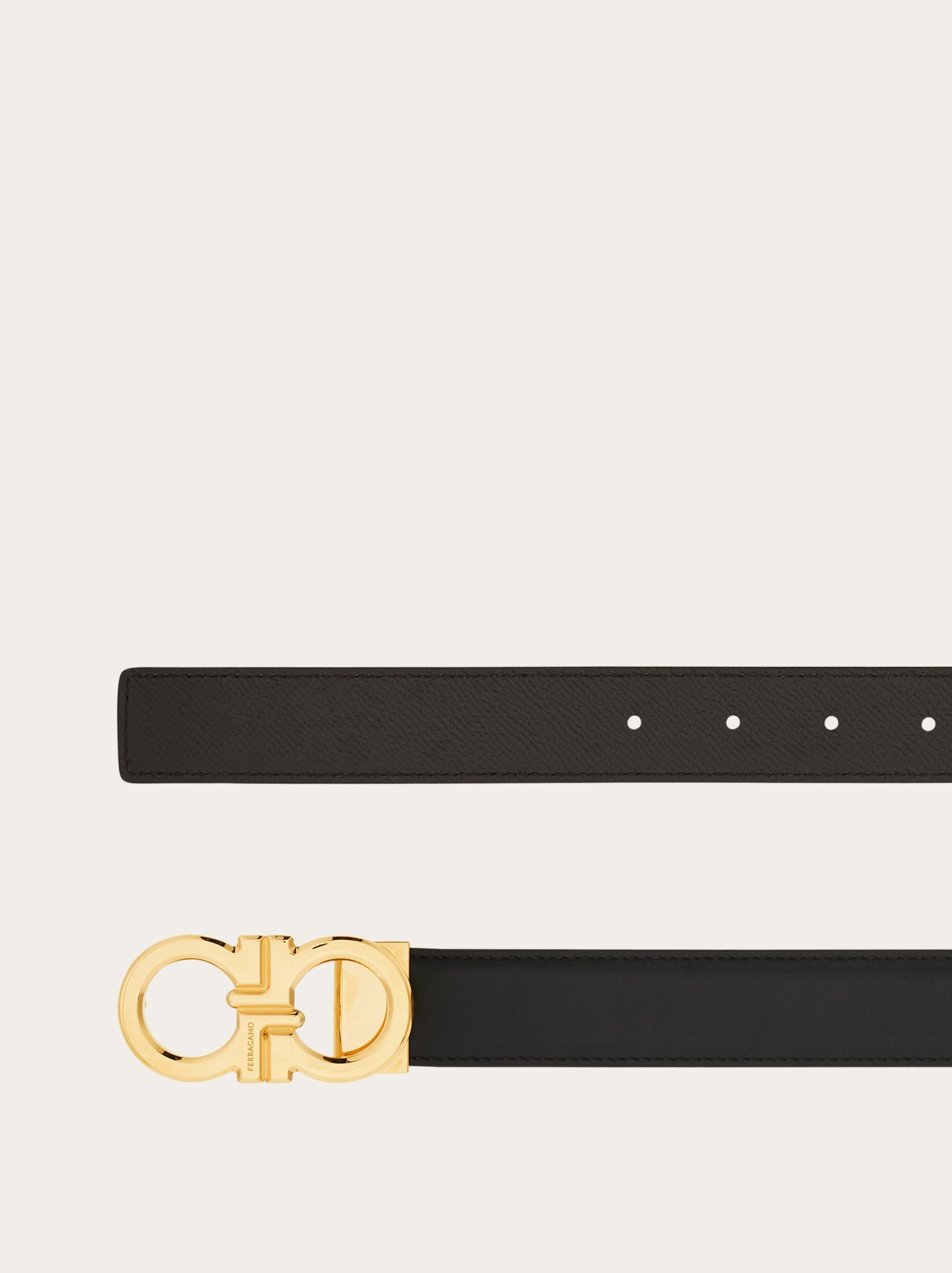 Reversible and adjustable Gancini belt - 2