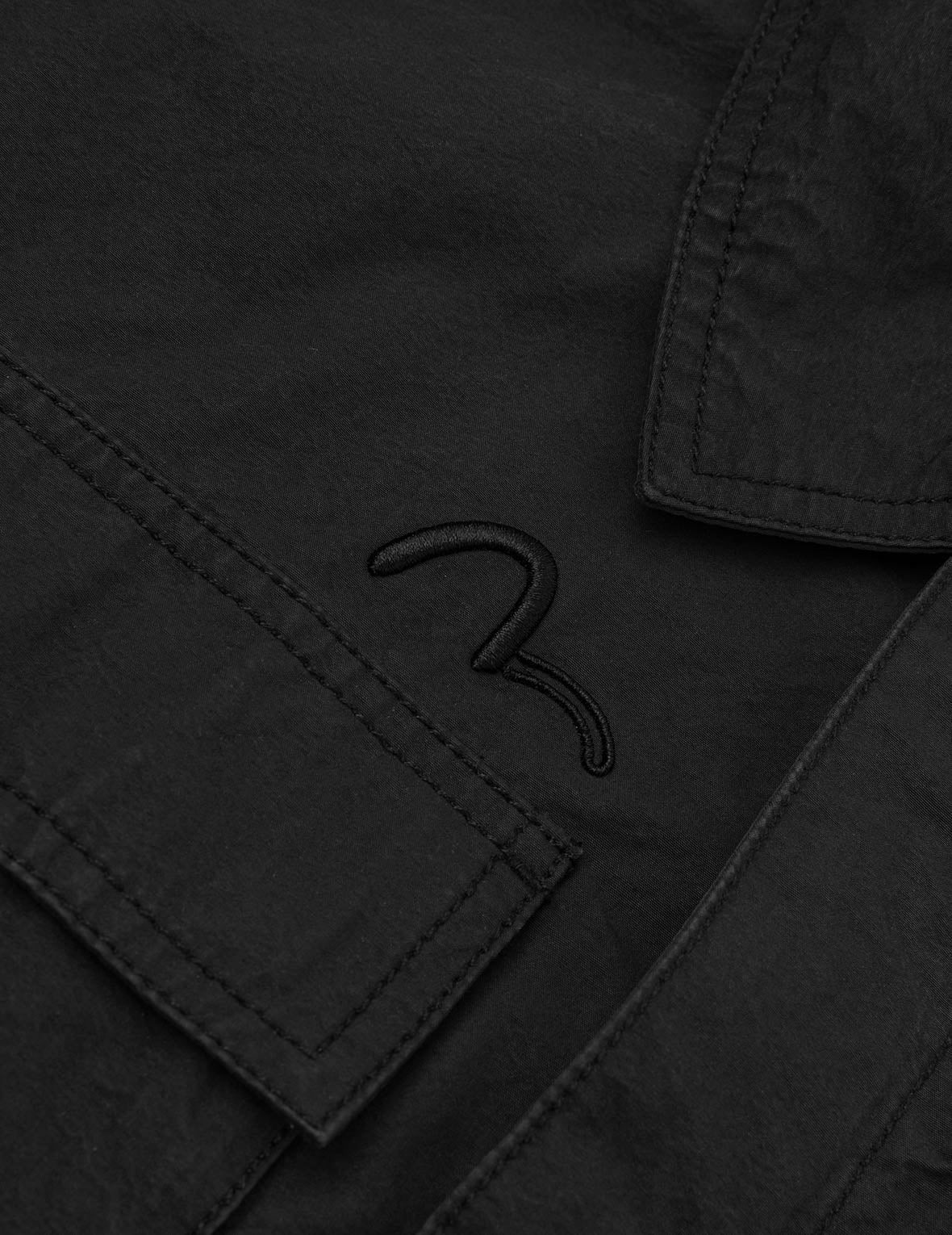 EVISUKURO Embroidery and Bio-washed Relax Fit Jacket - 6